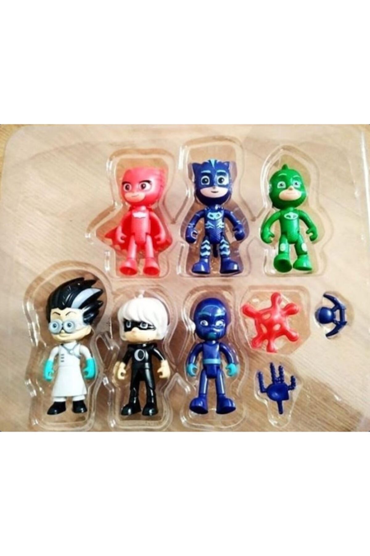 PJMASKS-Set of 6 -pj Masks - Pjamaskeliler Figure-boxed 2