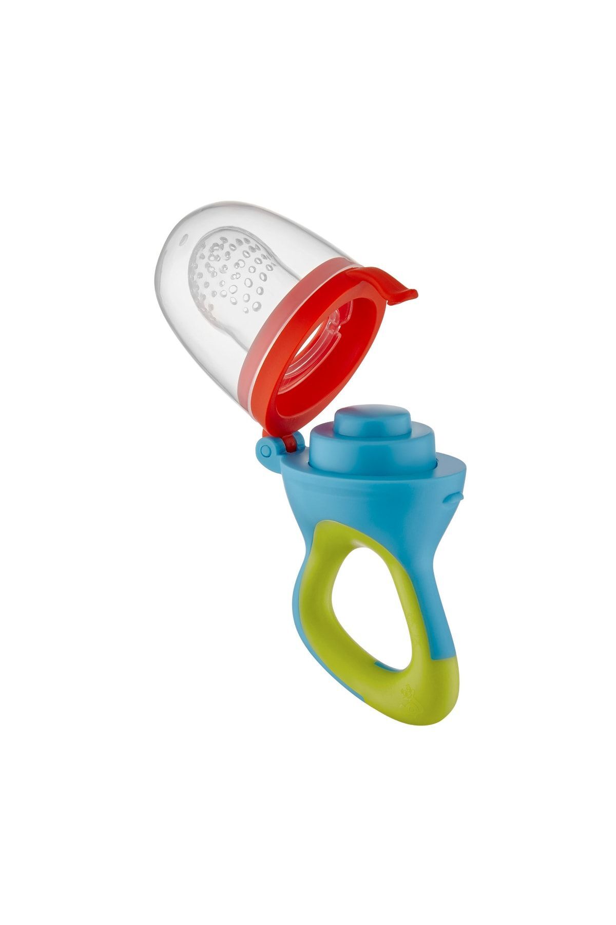 Babyjem Beslenme Seti - Dökülmeyen Tabak Gri & Silikon Meyve Sebze Emziği Turuncu fotoğrafı 4 (önizleme)