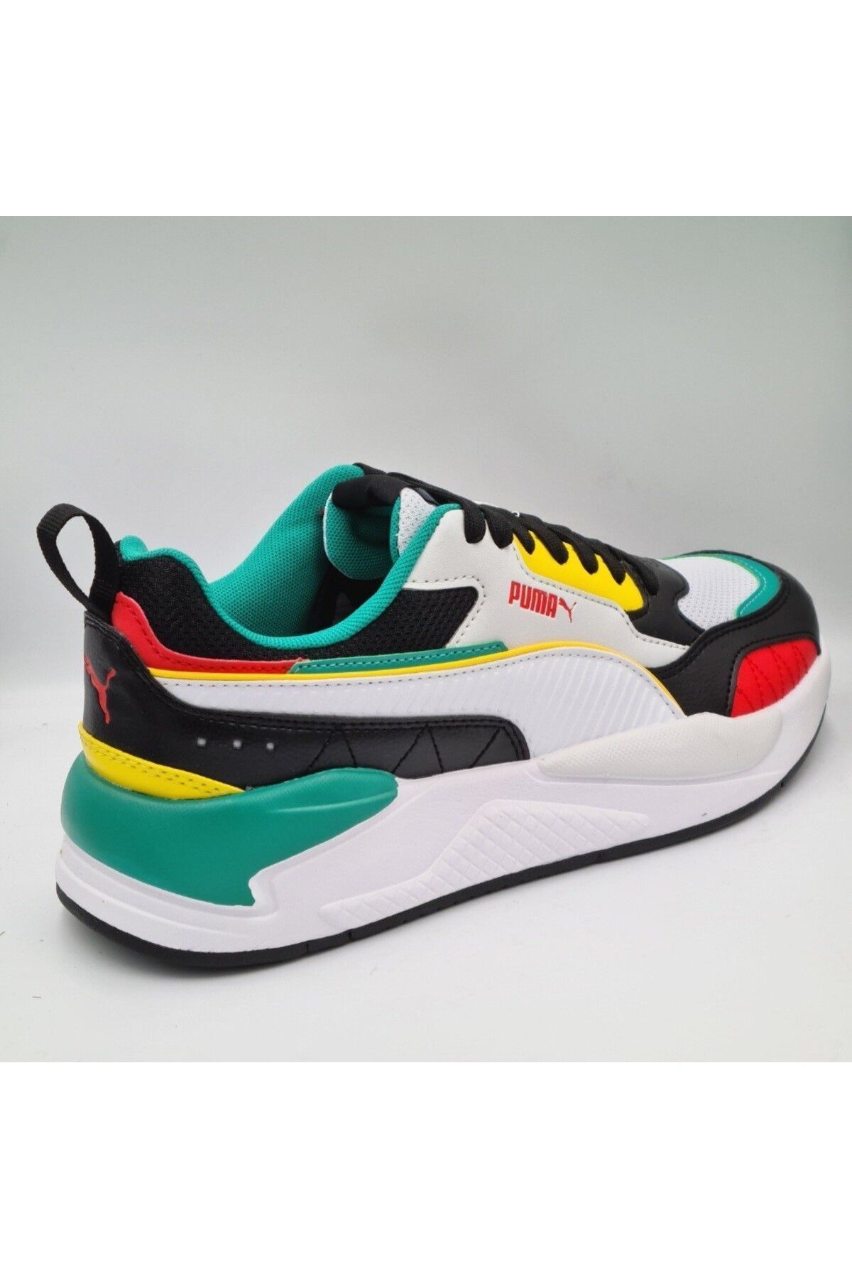 اسنیکر مردانه مشکی پوما | X Ray 2 Square Siyah Beyaz اورجینال - تصویر 4