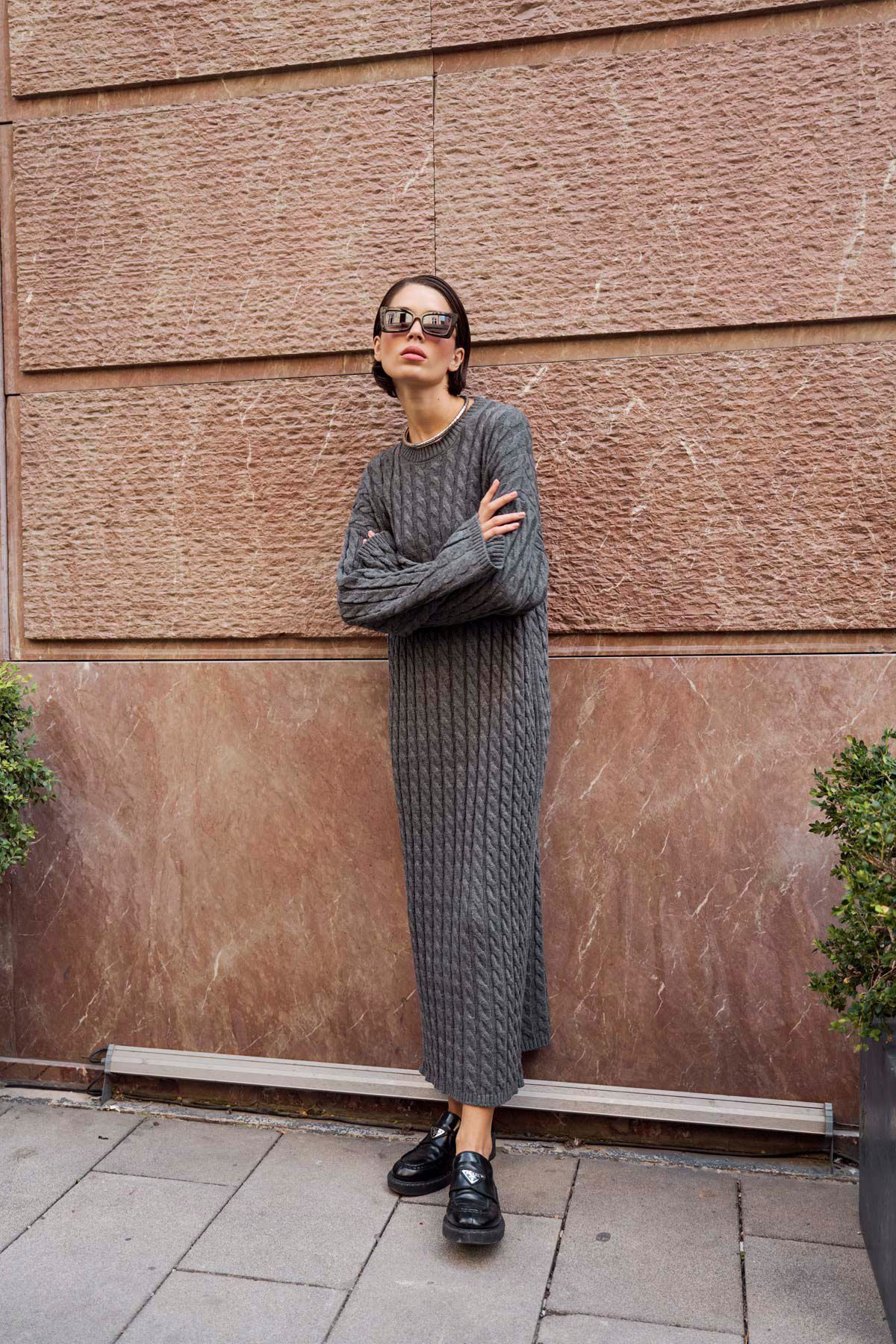 vêtements trico tressés