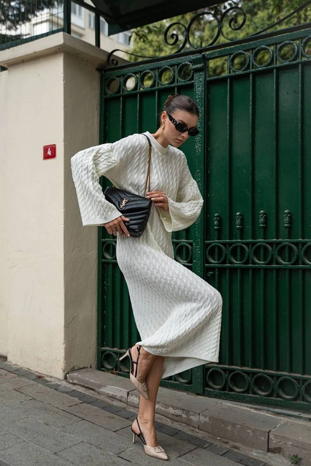 RAVİ İSTANBUL-Braided Knitwear Dress 3