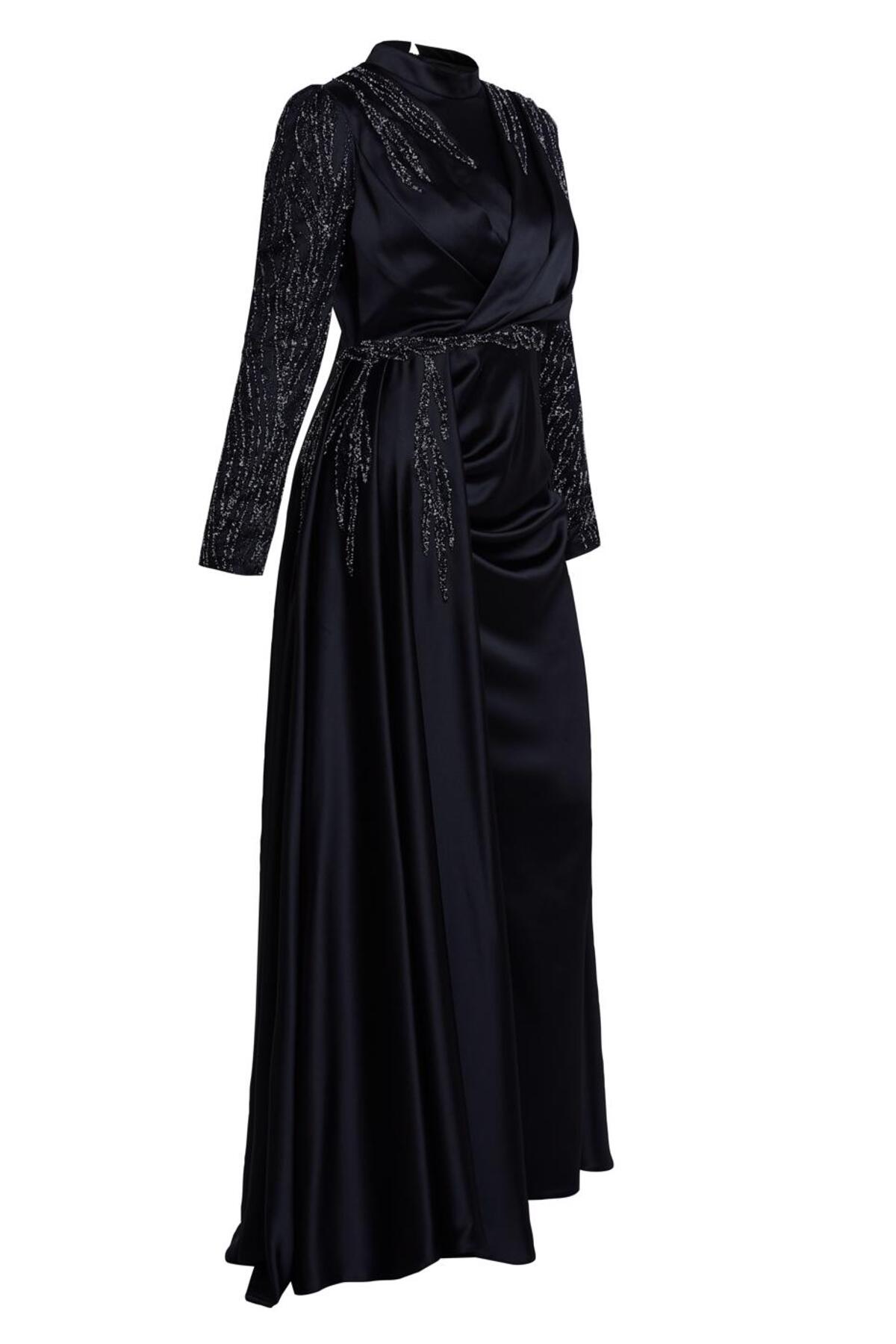 مانتو ابایا زنانه آلوینا | 24YABL0050408 Alvina - Image 2