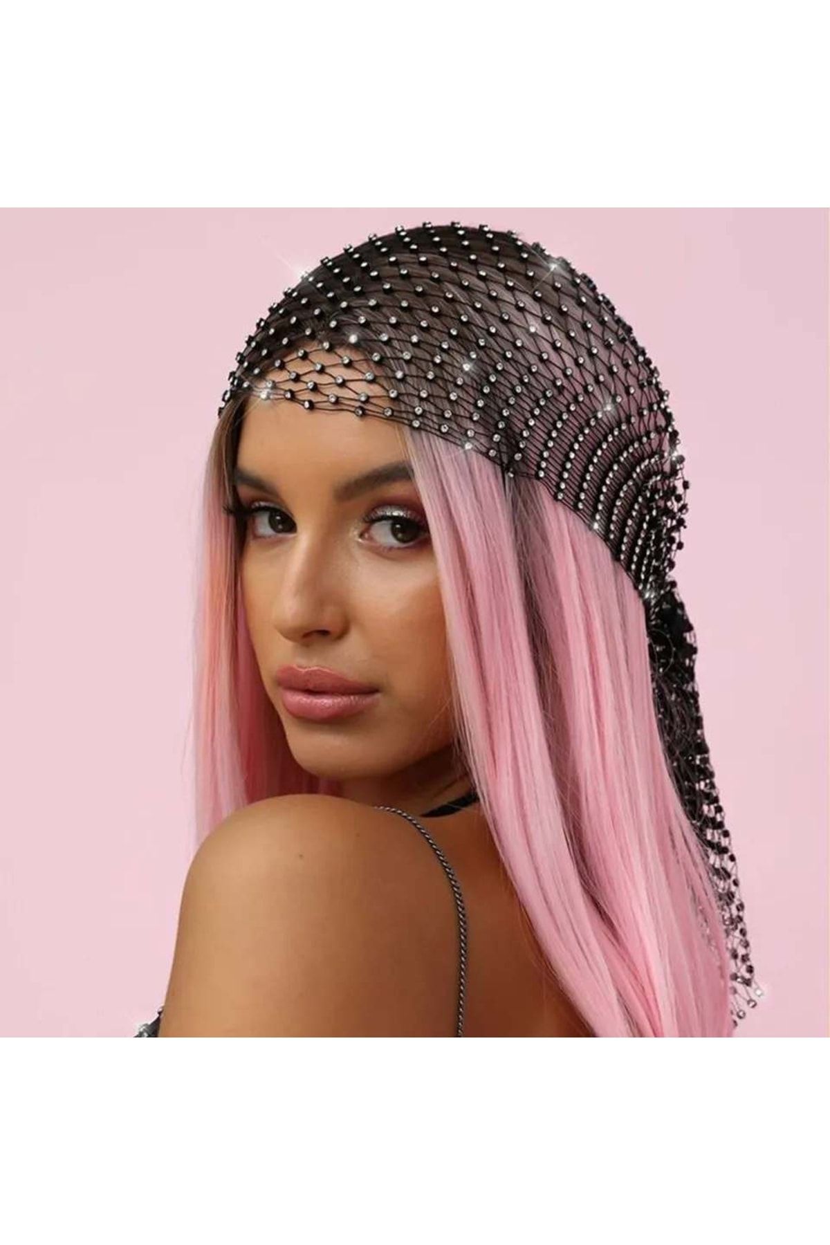 Genel Markalar Kristal Taşlı Bandana