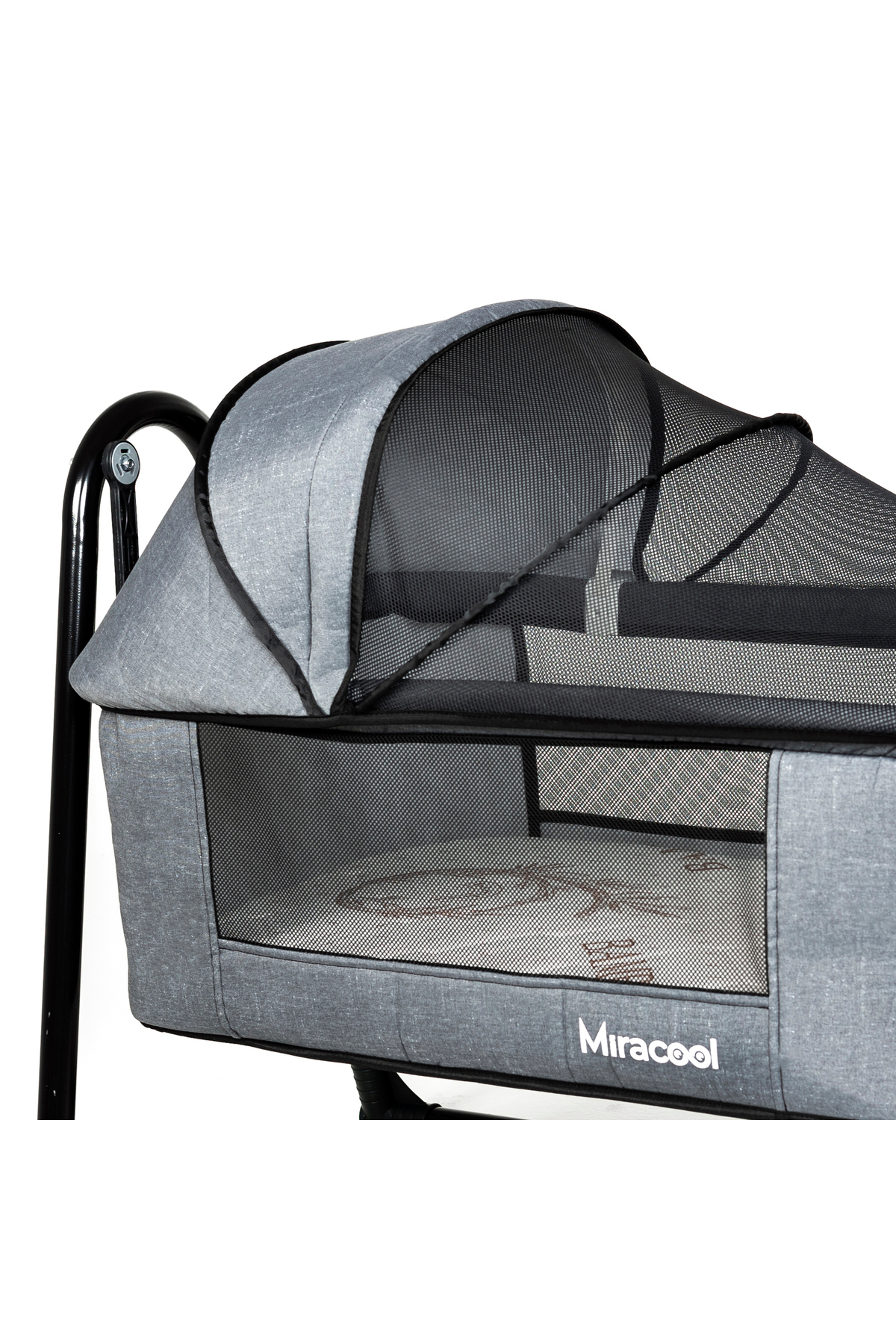 miracool 5'li Beşik Seti / Beşik & Yatak & Yorgan & Yastık & Çarşaf / Bebek beşiği / Sallanır Beşik fotoğrafı 6 (önizleme)