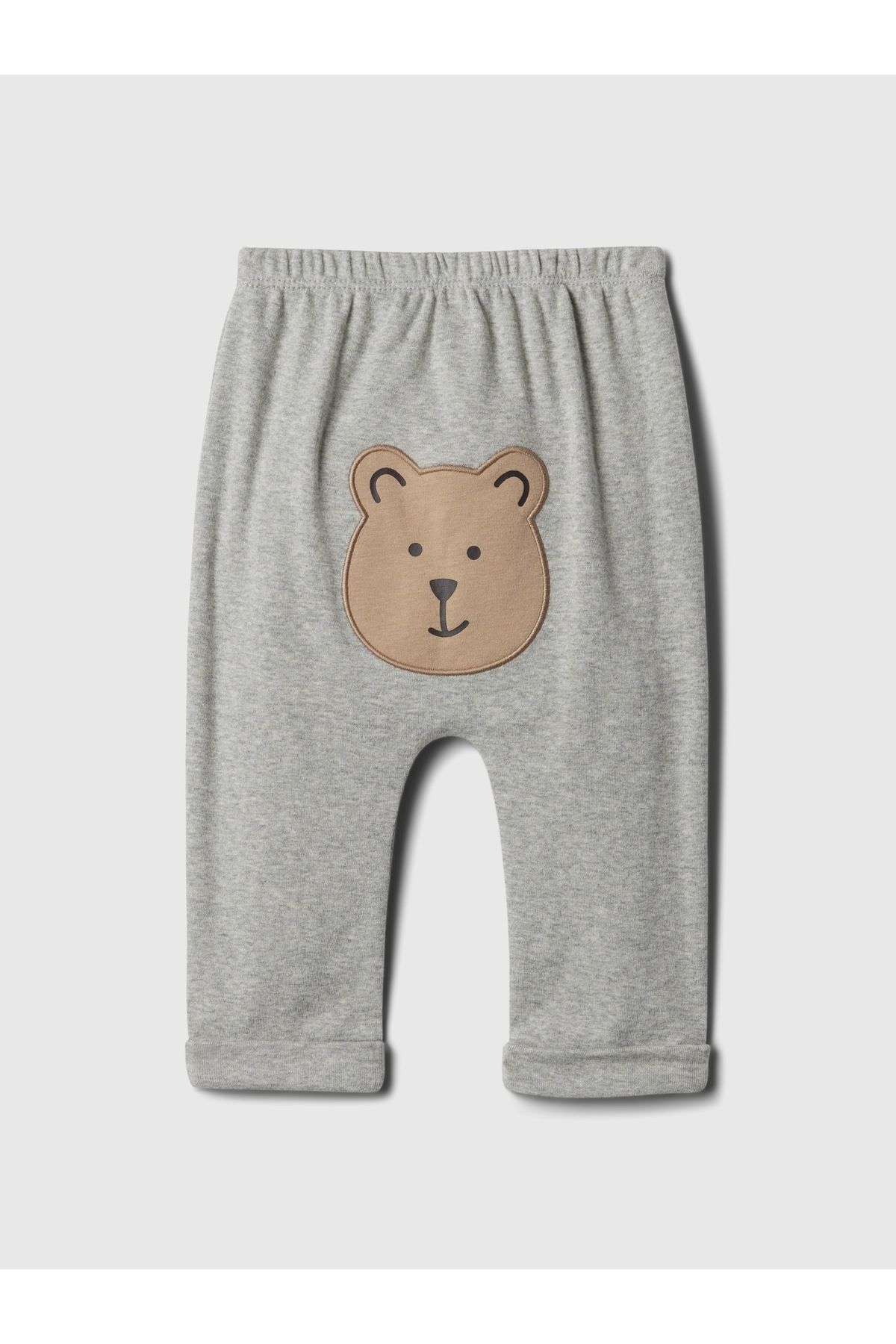 Серые спортивные штаны без шнурков GAP Baby Boy Brannan Bear 868943