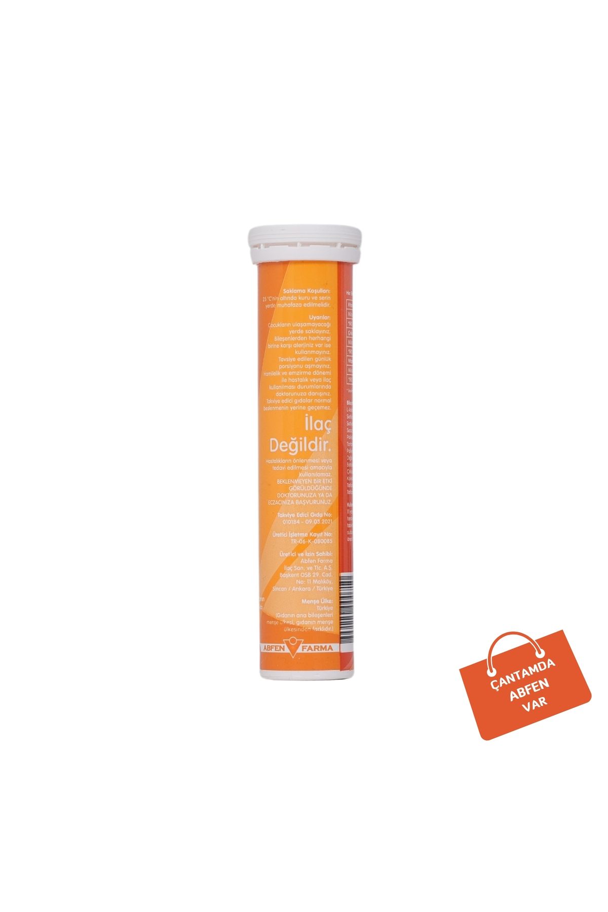 Abfen Farma-Terapex Sambucus Effervescent - 20 Tablets Containing Vitamin C, Zinc and Vitamin D3 3