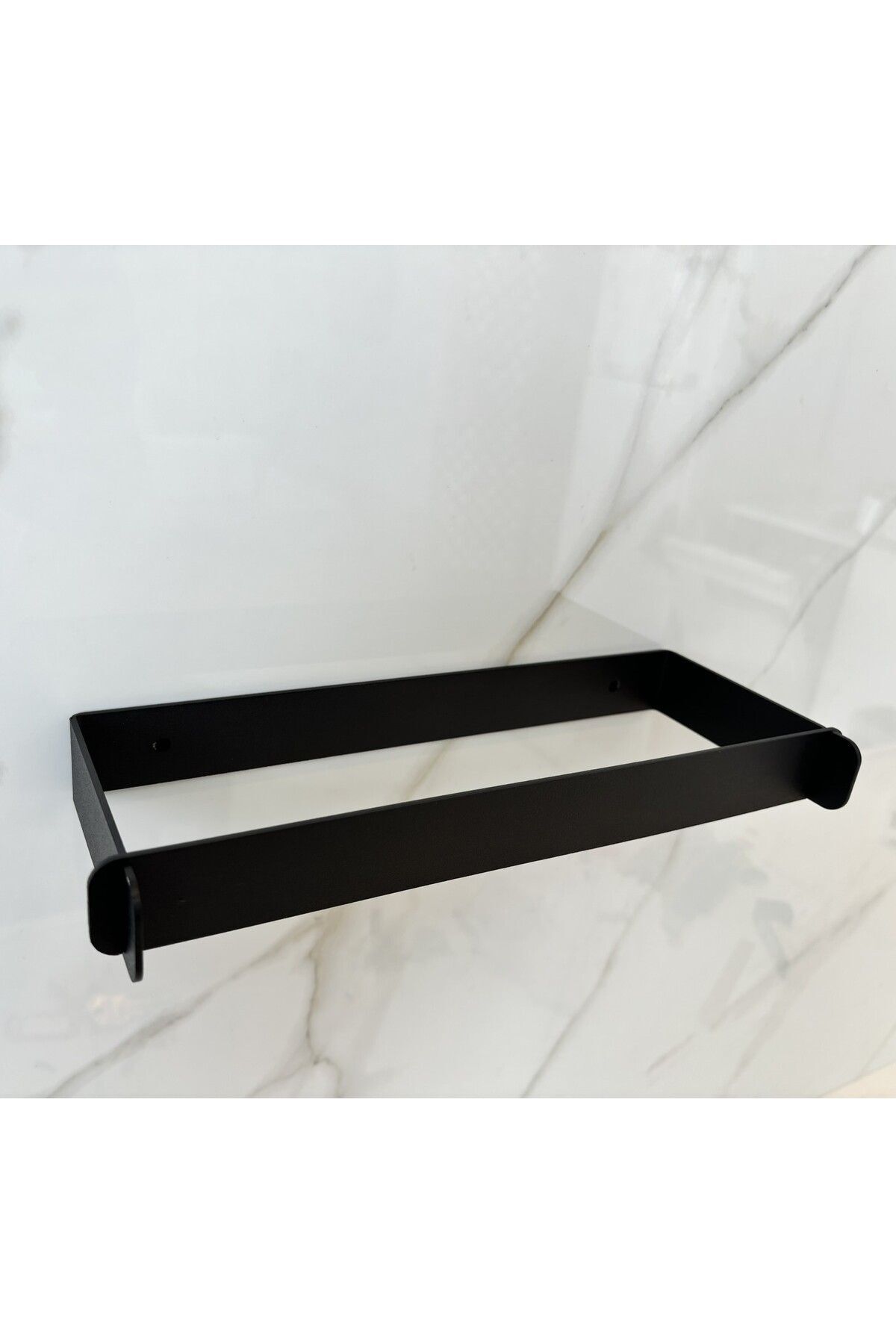 VELUX HOME-Pull and Remove with Lock System Practical Metal Paper Towel Holder Towel Rack Holder with Double Sided Tape on the Wall 3