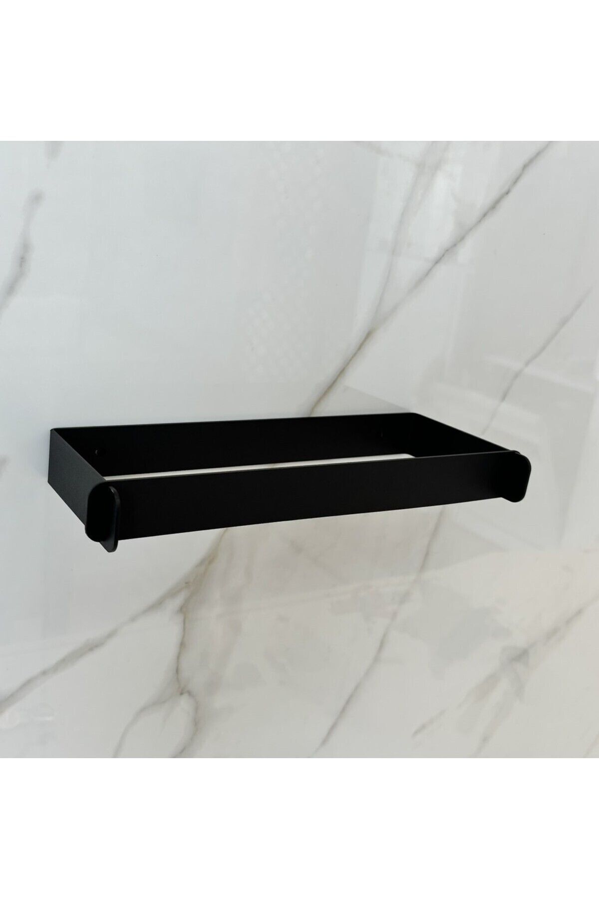 VELUX HOME-Pull and Remove with Lock System Practical Metal Paper Towel Holder Towel Rack Holder with Double Sided Tape on the Wall 5