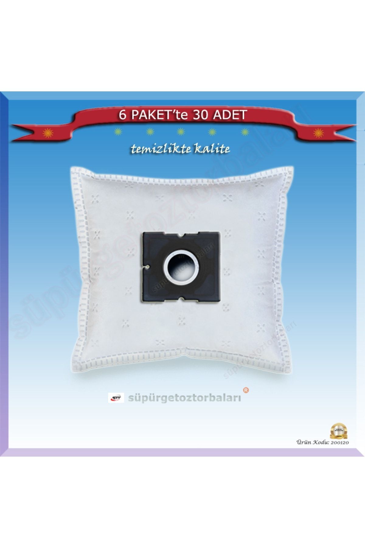 Meltem A4000 Vacuum Cleaner Dust Bag 6 Packs Te 30 pcs