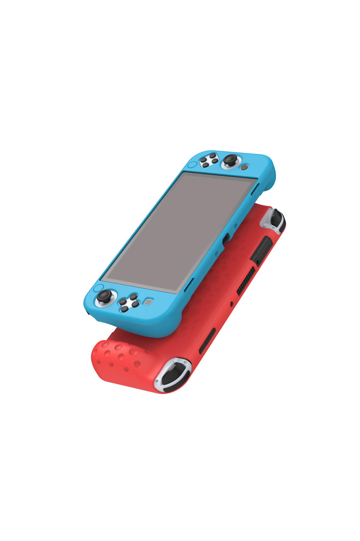 Nintendo Switch OLED El Destekli Grip Tasarımlı Koruyucu Silikon Kılıf 5