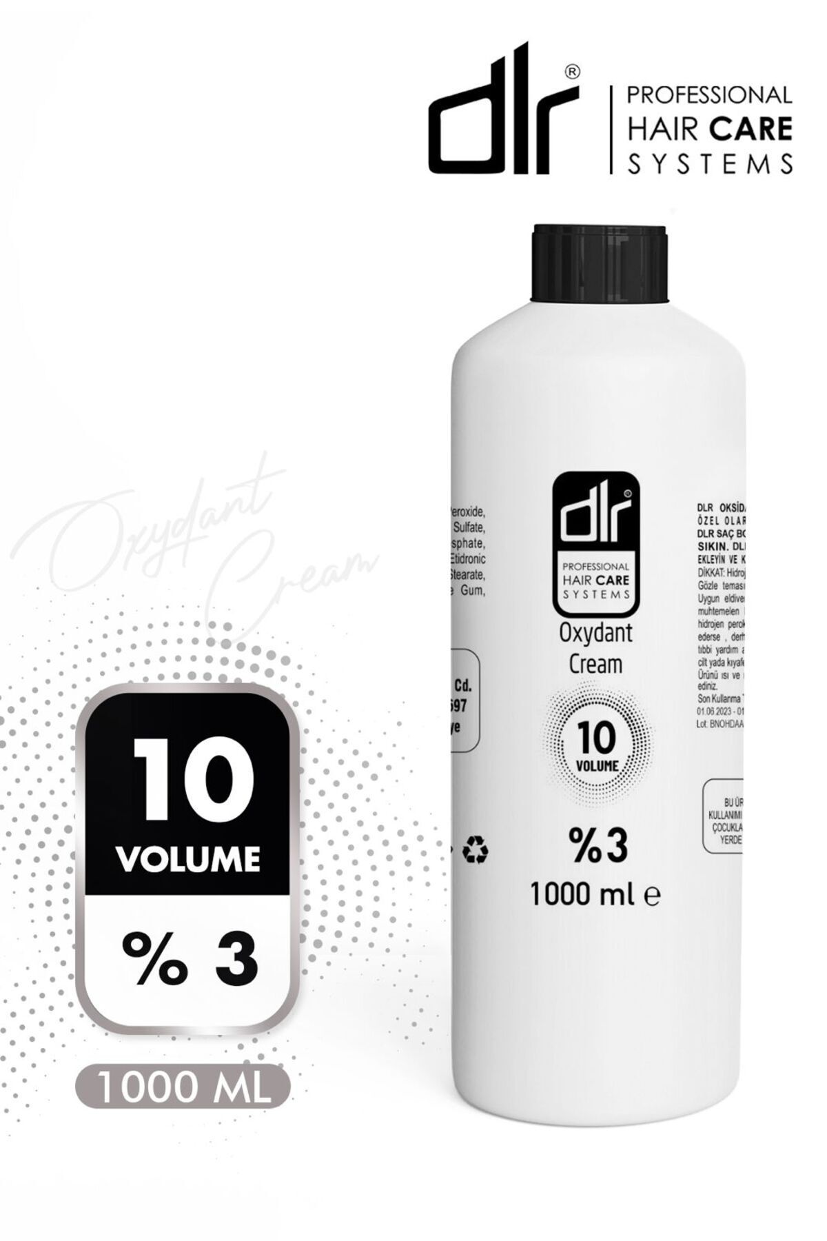 Oksidan Krem %3 10 Volume 1000 ml - Profesyonel Kuaför Kalitesinde!! — 1000oksidan