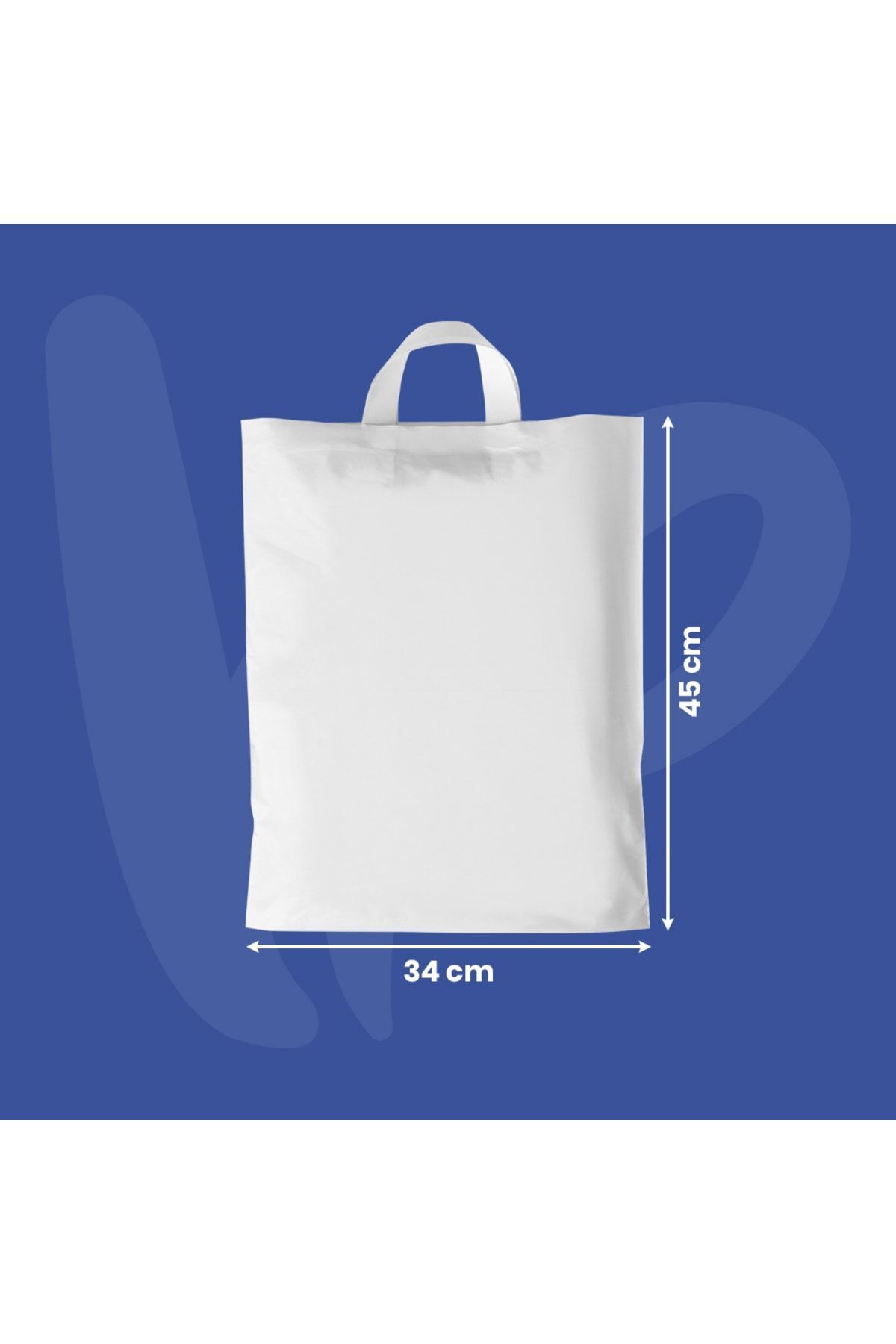 KARGOPEK-Unprinted Soft Handle Store Poset 34*45 (100 PCS) 2