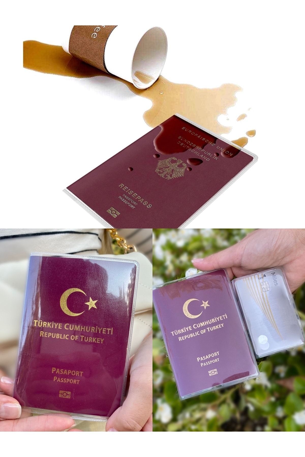 کیف پول مردانه نارنجی Gempo | TYC00792525404 اورجینال - تصویر 3