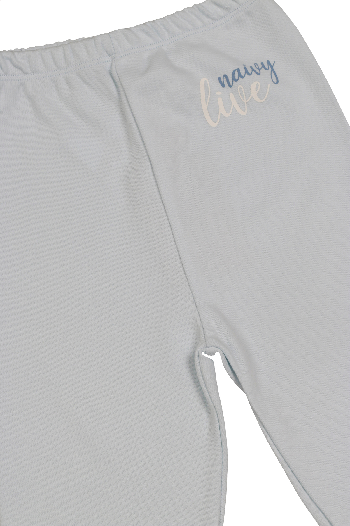 Melekpare Kız Erkek Bebek Patikli Pantolon Kendinden Çoraplı Alt Pijama Mevsimlik %100 Organik Pamuk 2'li Set fotoğrafı 6 (önizleme)