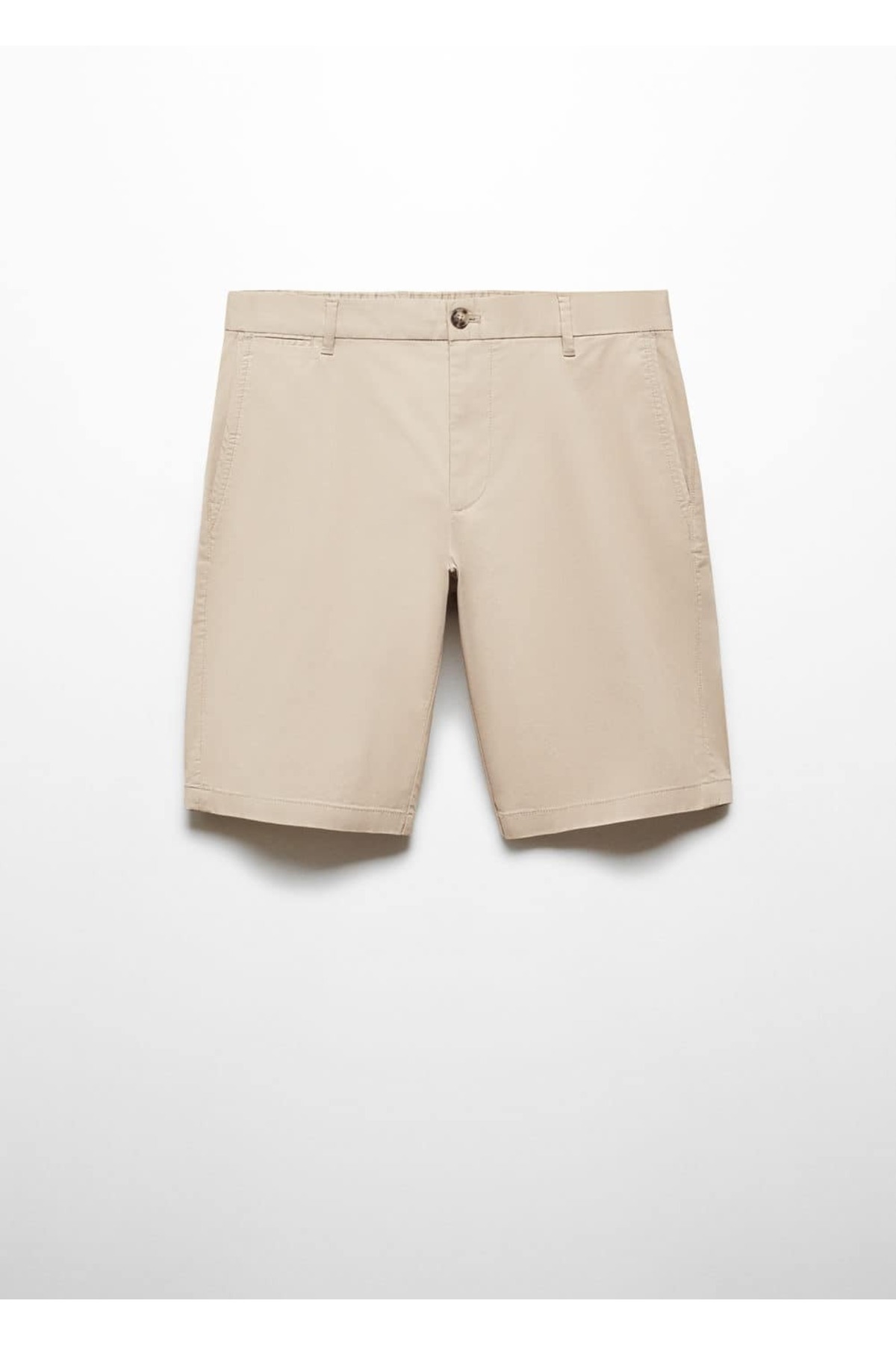 شلوار مردانه بژ منگوMANGO Man | 67085977 اورجینال - تصویر 3