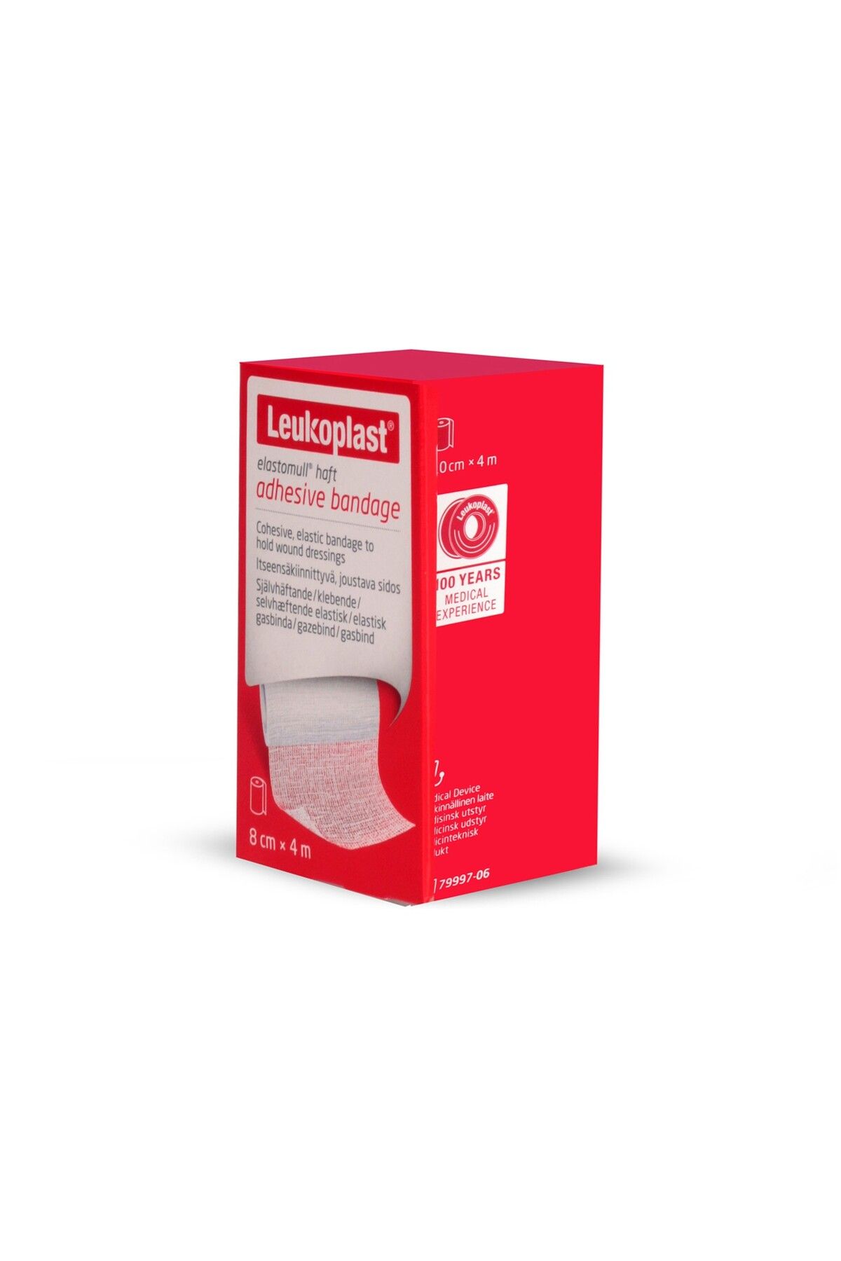 باند بوکس هفته الاستومول 79997 05 8CM X 4CM چسب سفید Leukoplast