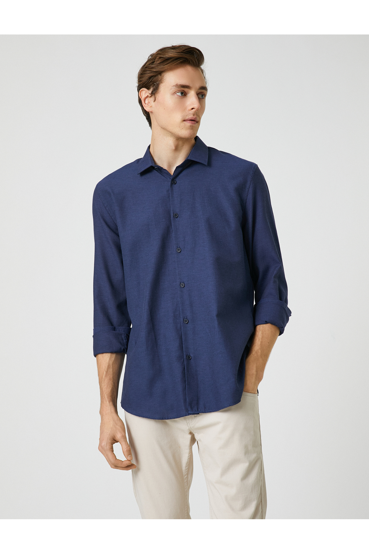 پیراهن مردانه کوتون | 3SAM60029HW Koton - Image 2