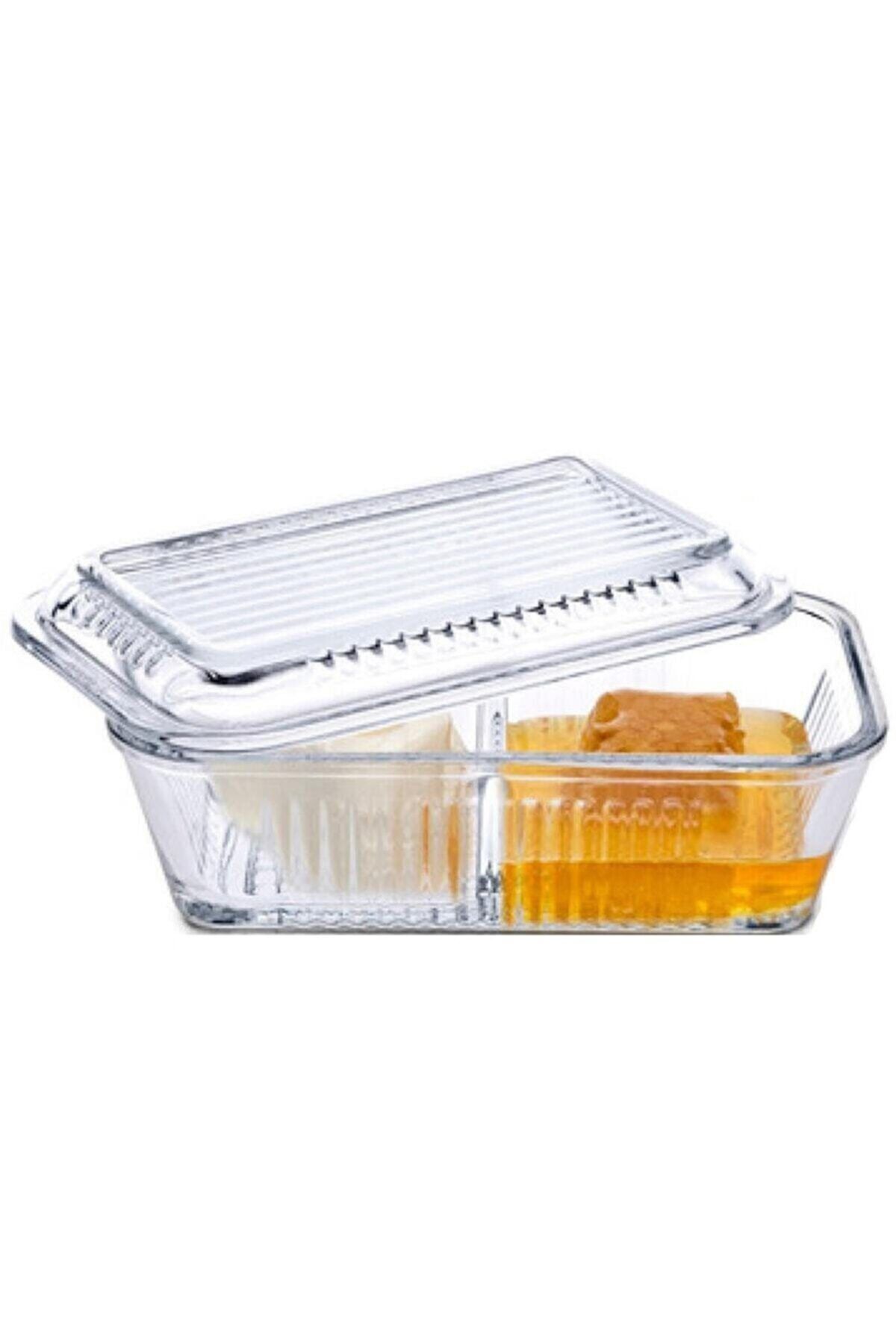 Paşabahçe-96764 Frigo Studio Cam 2 - 480Cc Butter Fish Storage Container with 2 Compartments Lid 2