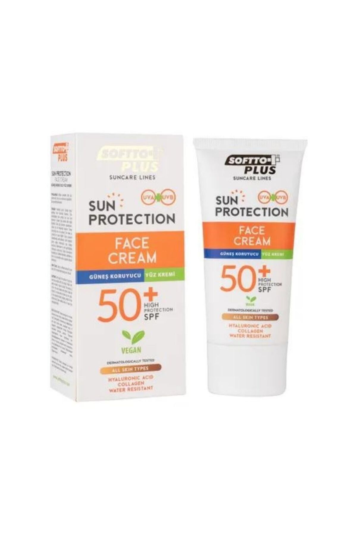 کرم ضد آفتاب صورت 50+SPF 75ML Softto Plus