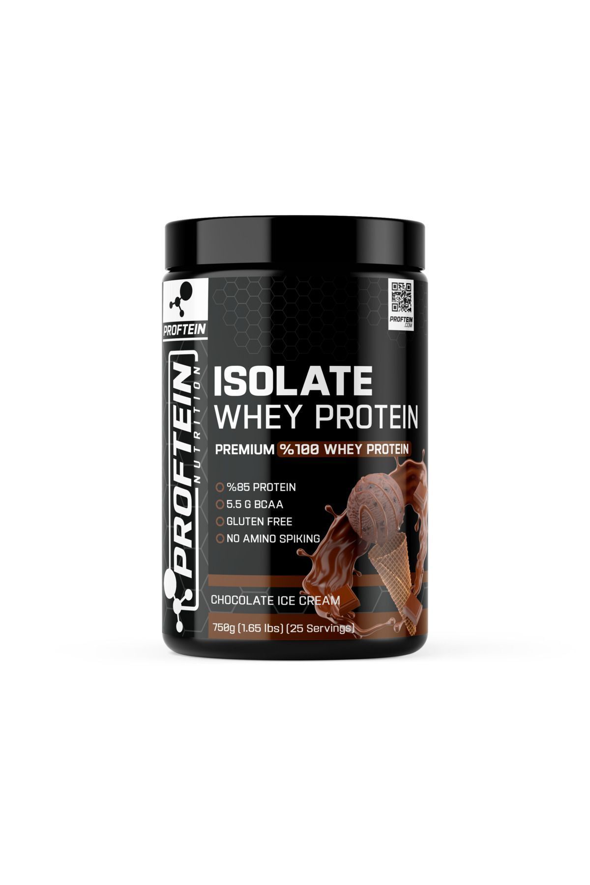 Proftein Whey Isolate 750g 25 Servis Çikolata Aromalı