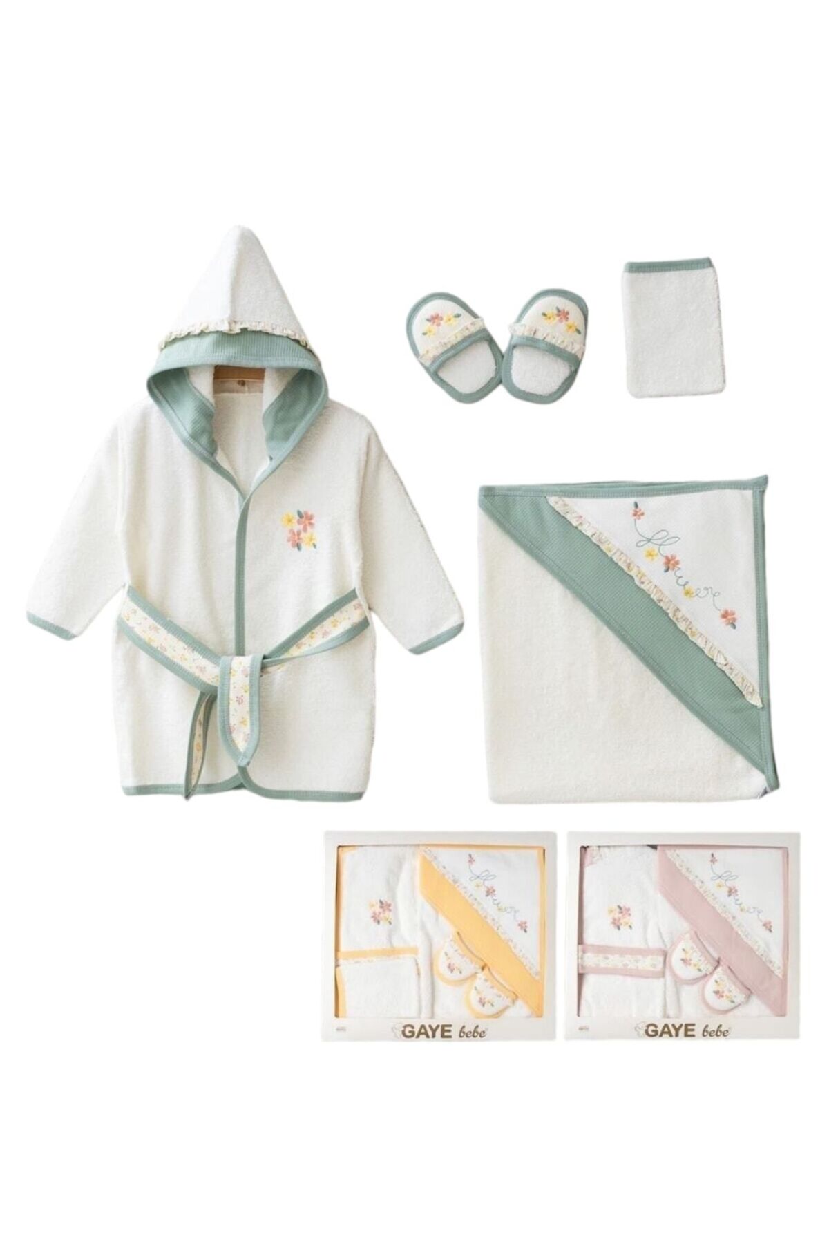 Antiallergic 1st Class Towel and Bathrobe Set