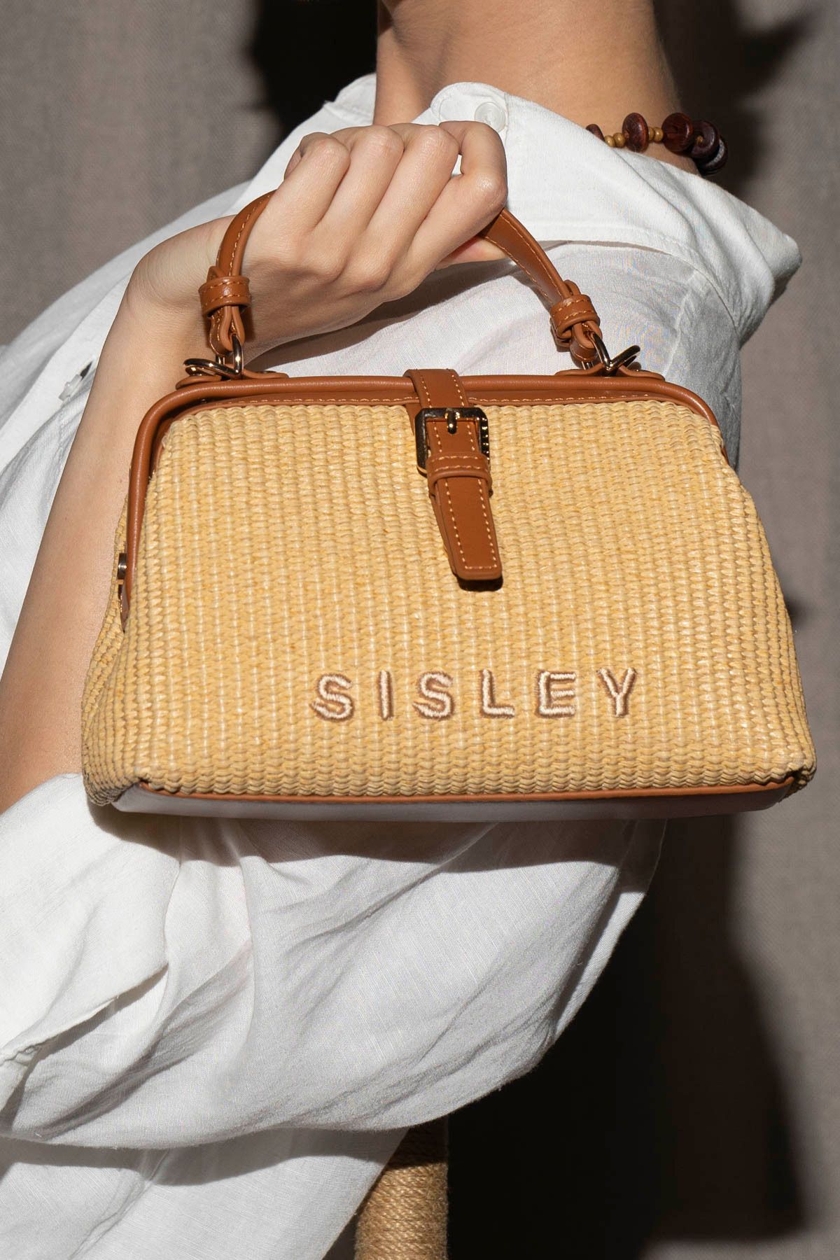 Sisley-Geantă de mână CAMEL pentru femei - SLY097 3