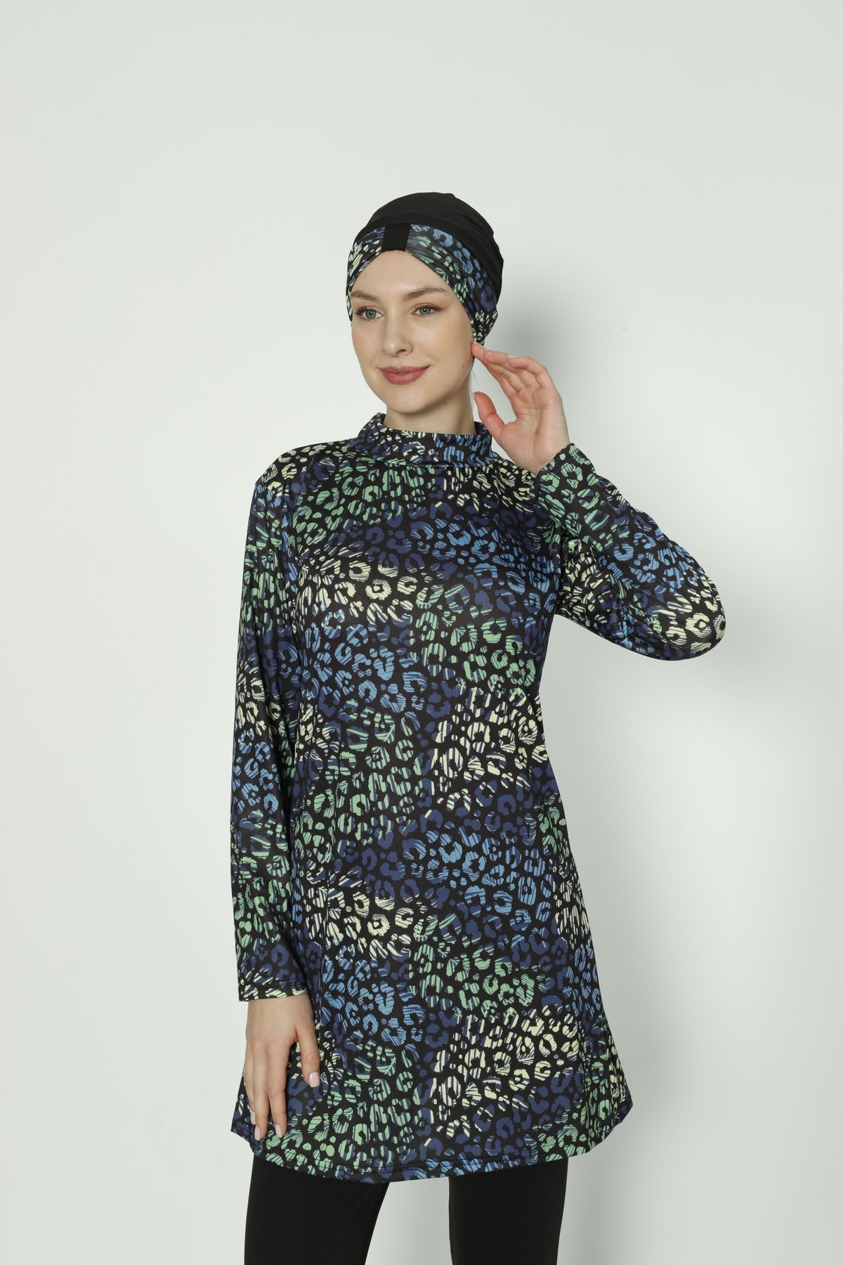 TRİYA FASHİON-Hijab Clothing Women's Swimsuit 3