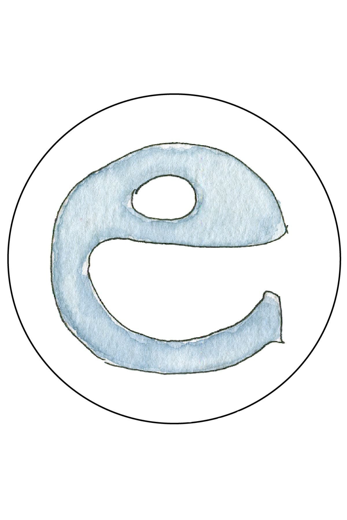 MUCA-Agu Patch - Letter E 1