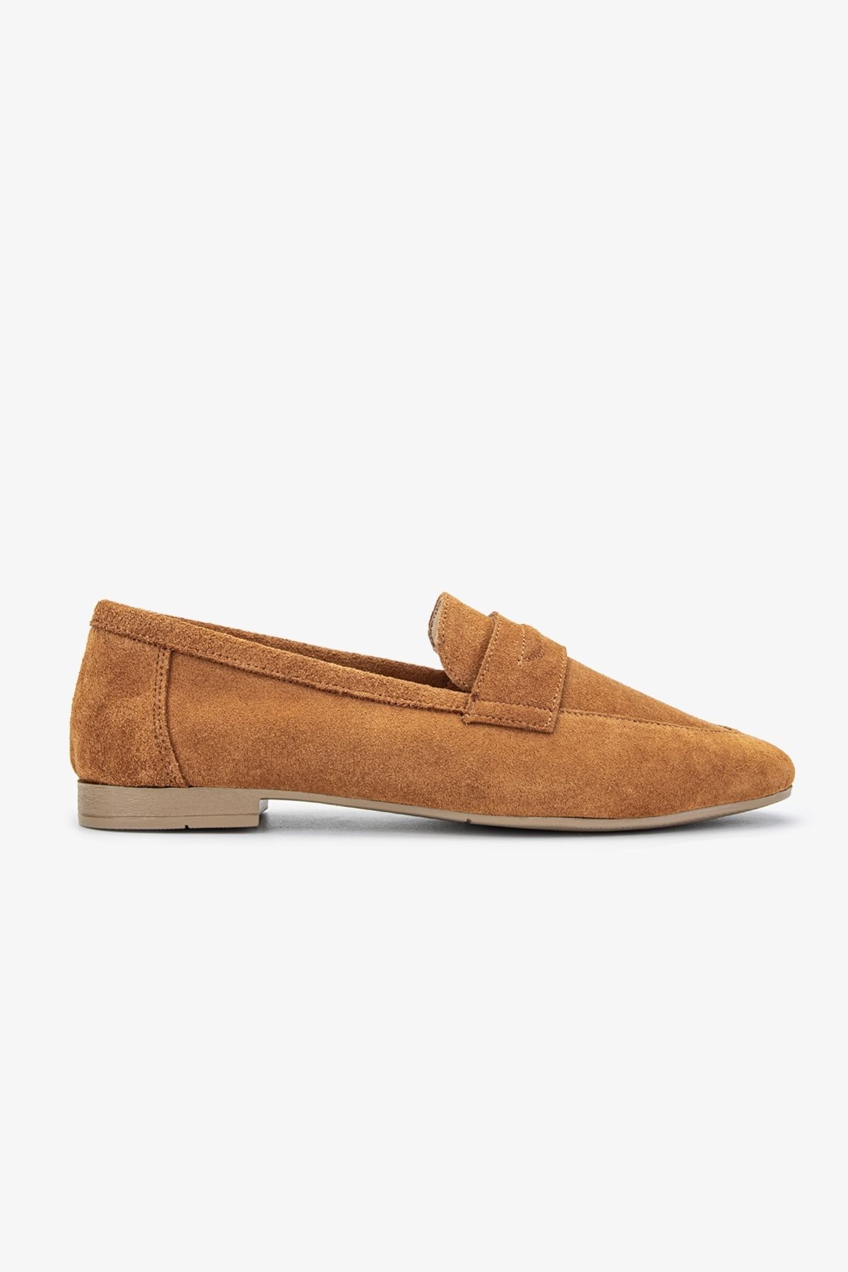 Valmenti Loafer De Damă Maxii Tan Suede Femeie - 37