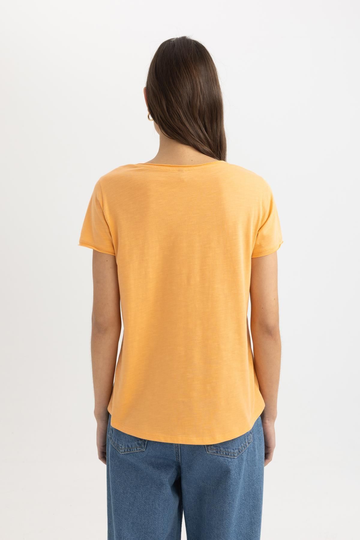 تی شرت زنانه دفاکتو | K1508AZ24SM Defacto - Image 5