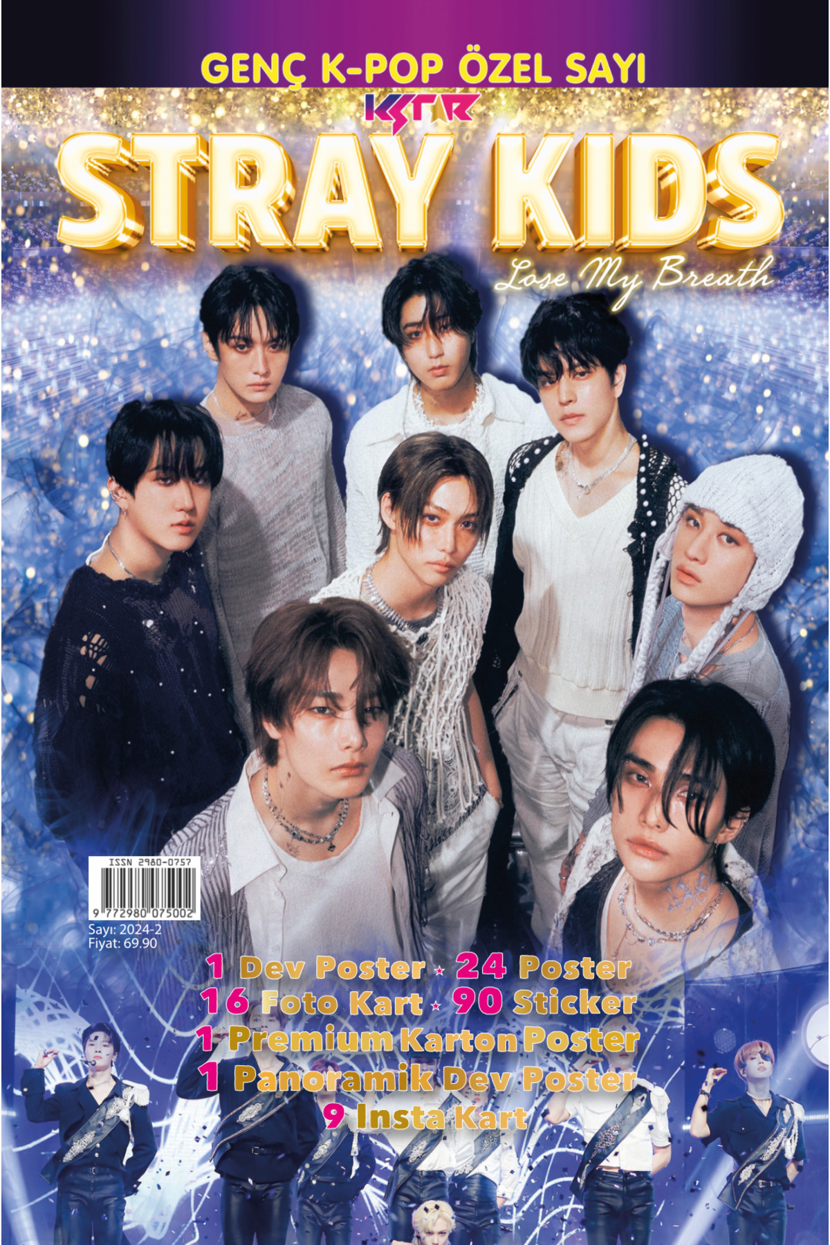KSTAR Stray Kids (Lose My Breath) Dergisi 2024-01 Kpop - Fiyatı