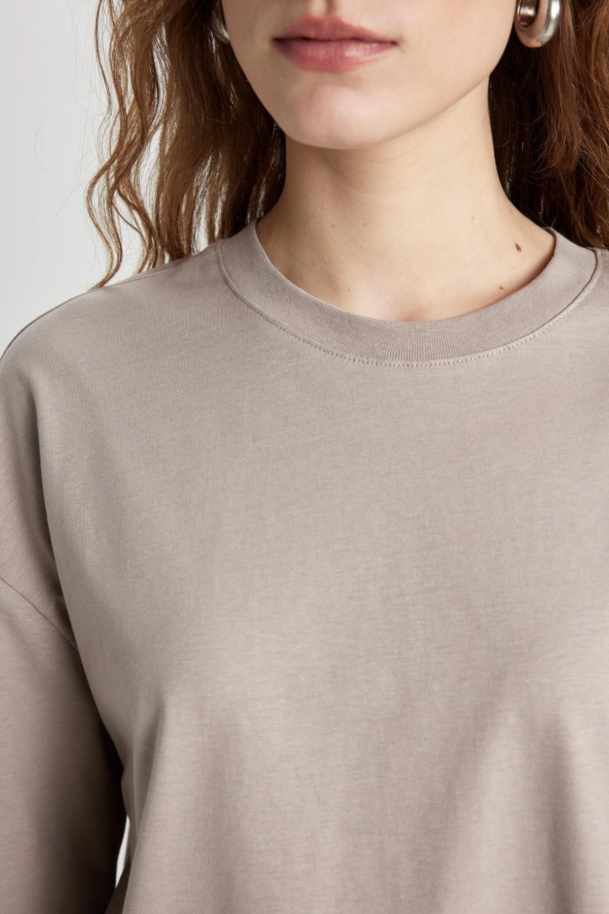 تی شرت زنانه دفاکتو | C0099AX24SM Defacto - Image 5