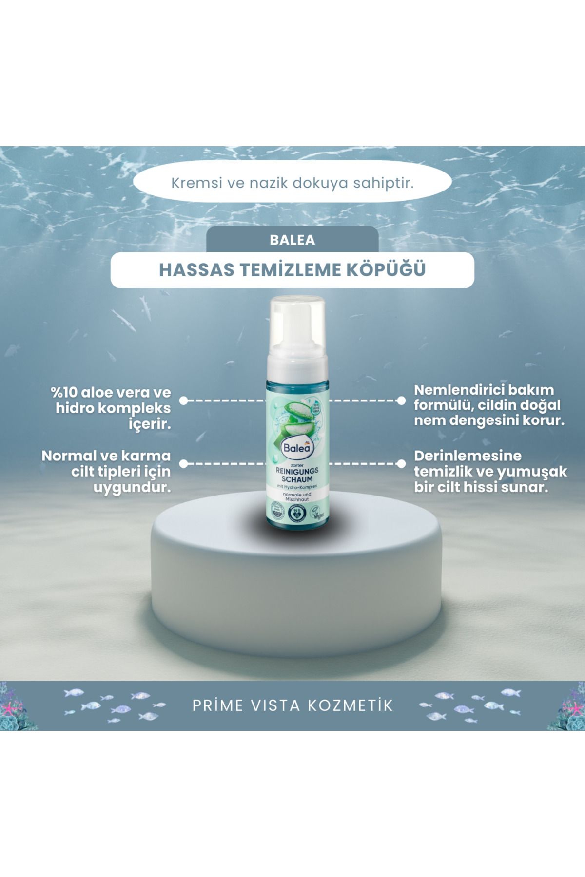BALEA-150 ml Sensitive Cleansing Foam 1