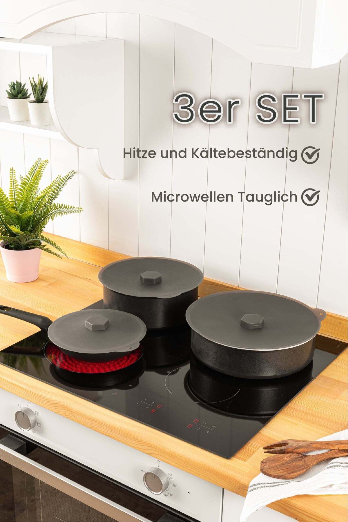 Viwares-Silikondeckel-Set – Universaldeckel für Schüsseln, Töpfe, Dosen 2