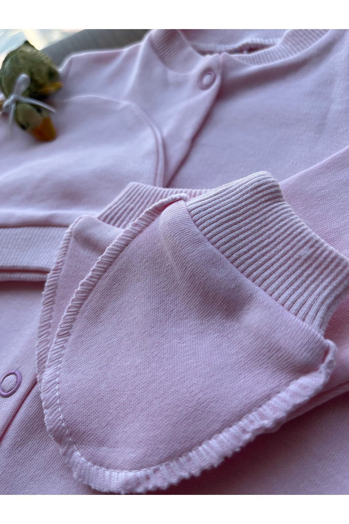 بادی نوزادی دخترانه صورتی Genel Markalar | 333525 اورجینال - تصویر 3