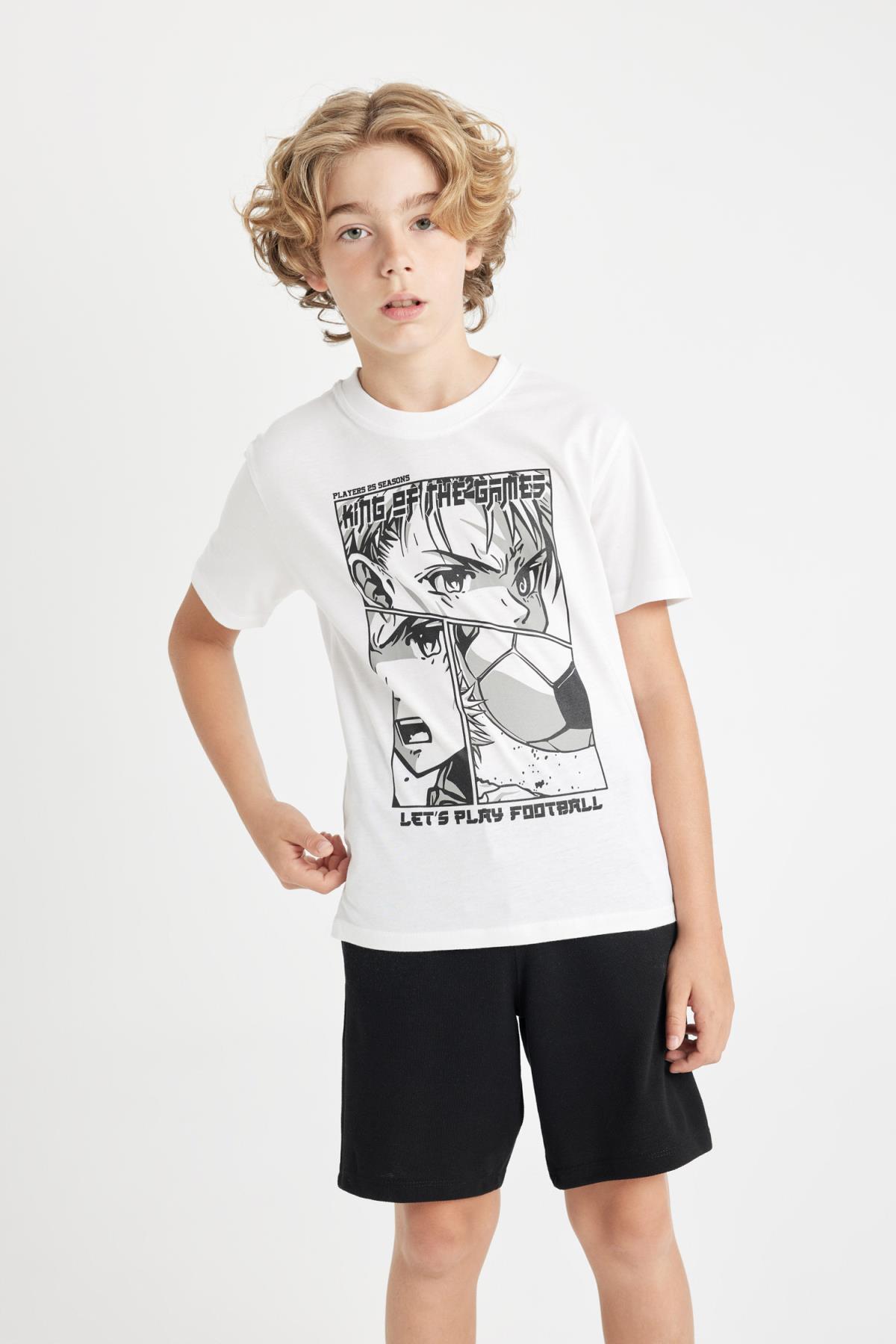 تی شرت پسرانه دفاکتو | C6499A824HS Defacto - Image 4