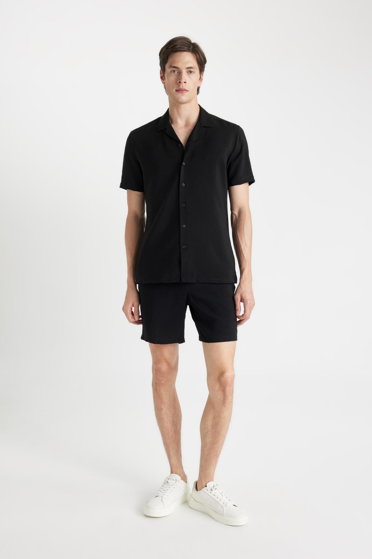 شلوارک مردانه دفاکتو | D2722AX24SM Defacto - Image 2