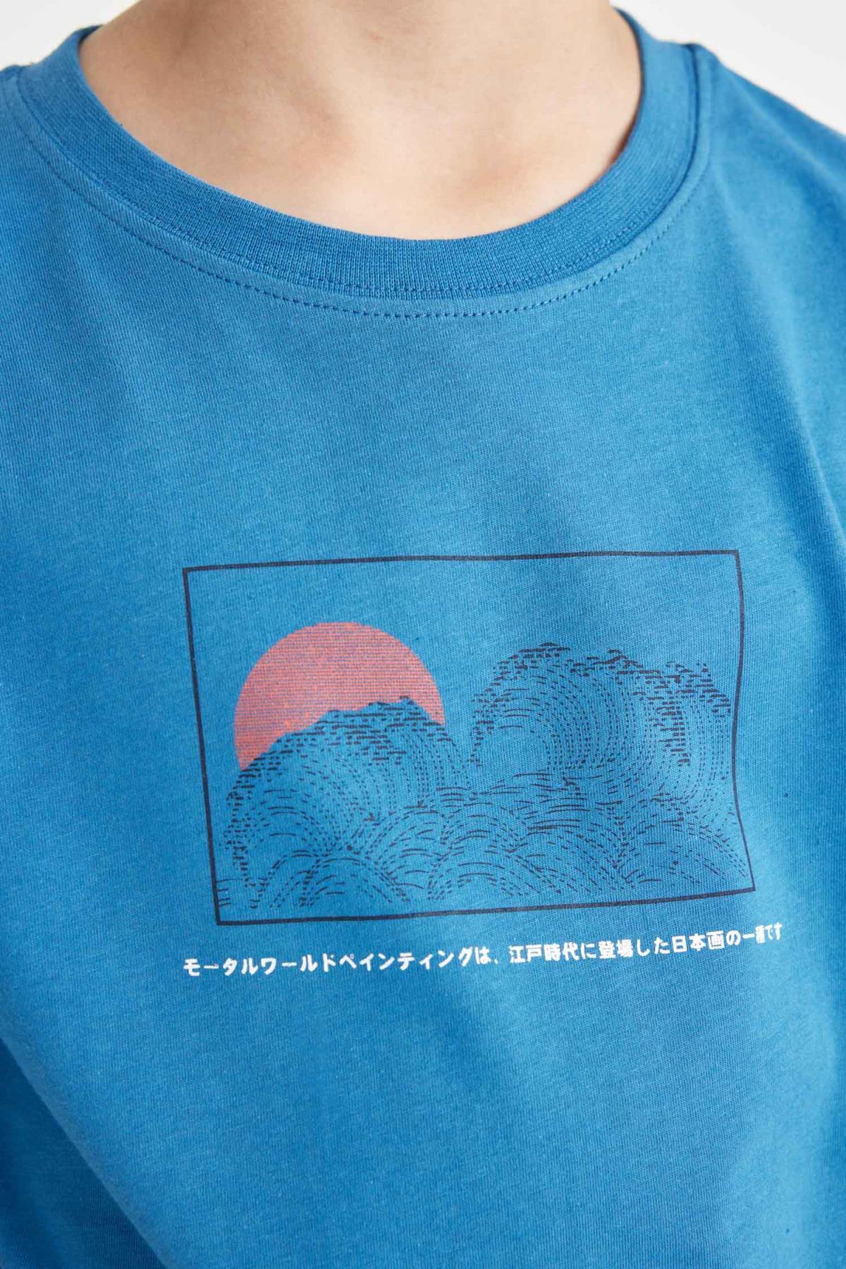 تی شرت پسرانه دفاکتو | D2419A824HS Defacto - Image 6