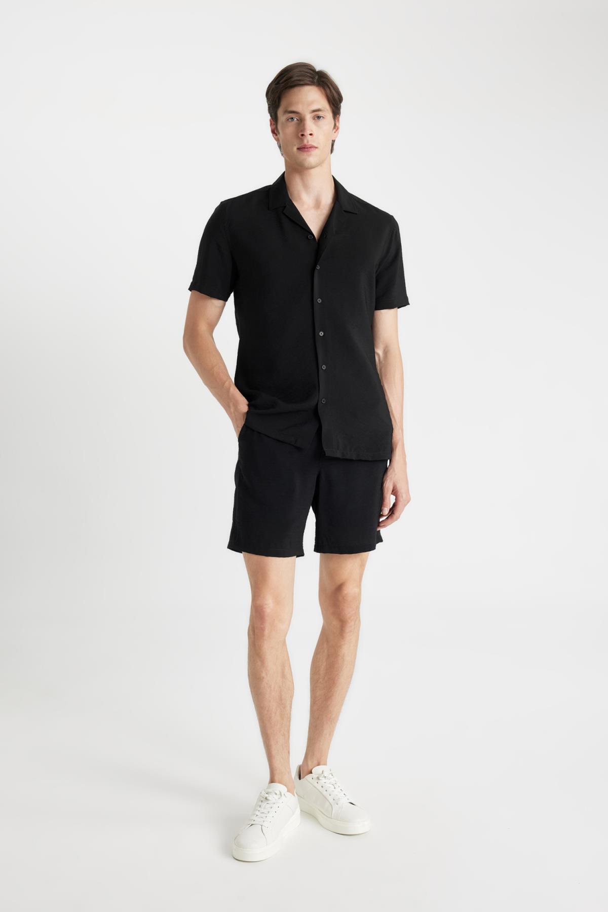 شلوارک مردانه دفاکتو | D2722AX24SM Defacto - Image 3