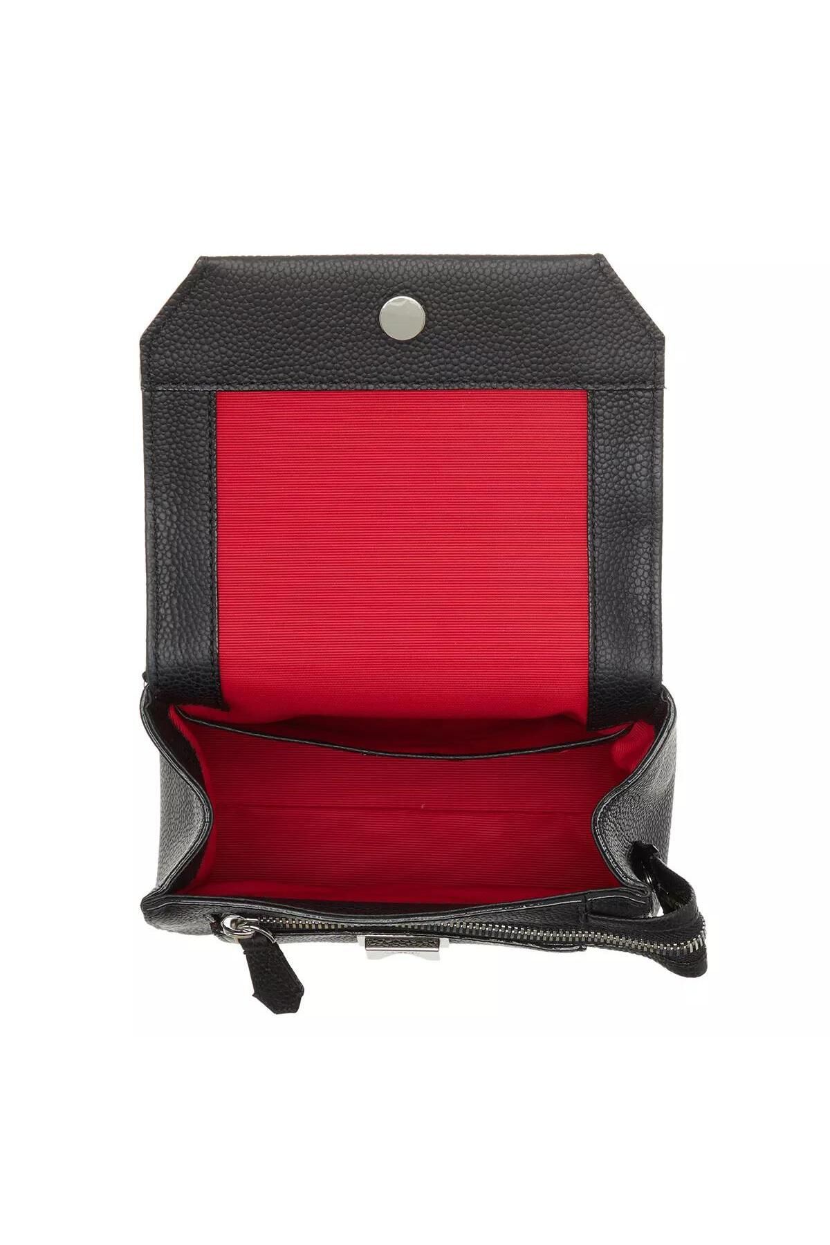 کیف شانه ای مشکی زنانه DE اورجینال Lancel