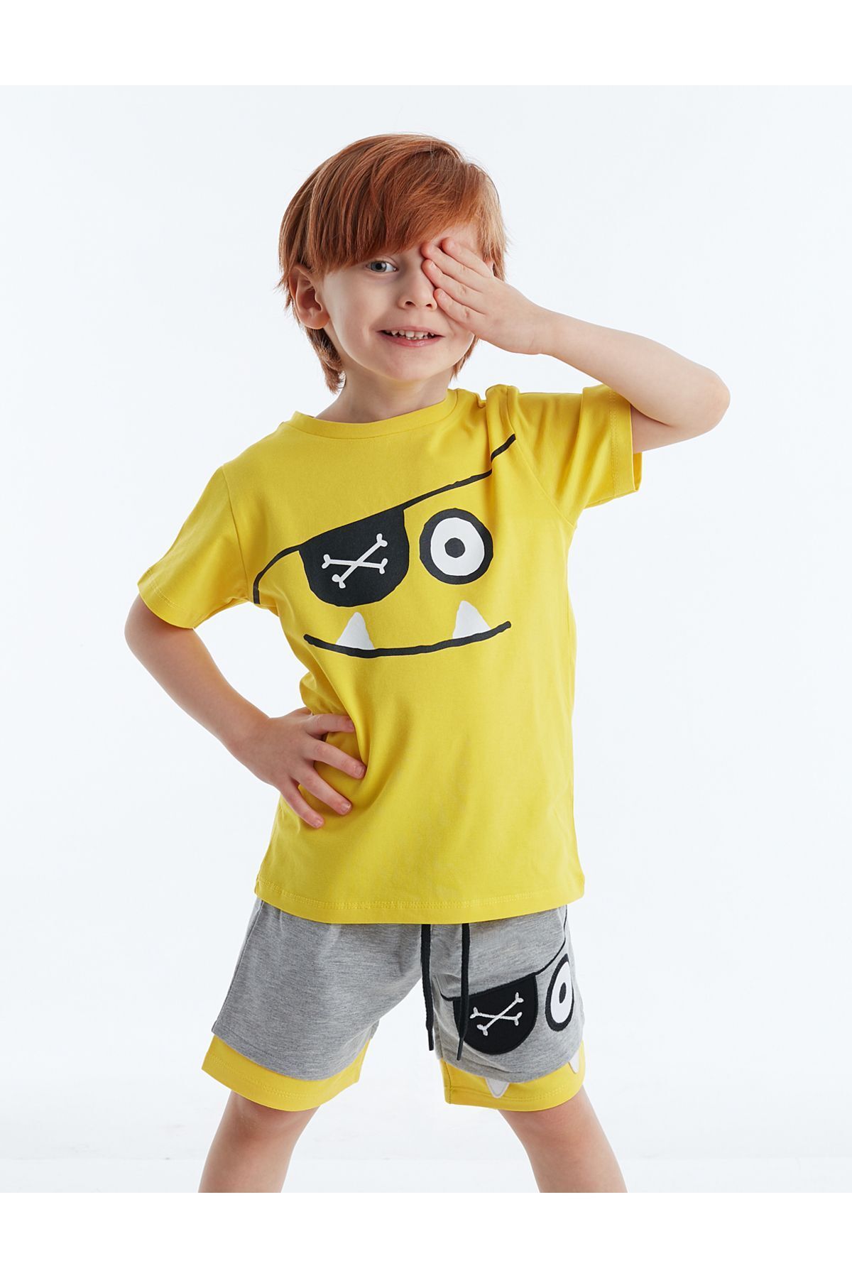 Denokids Toothy Pirate Boy футболка и шорты CFF-20Y1-009