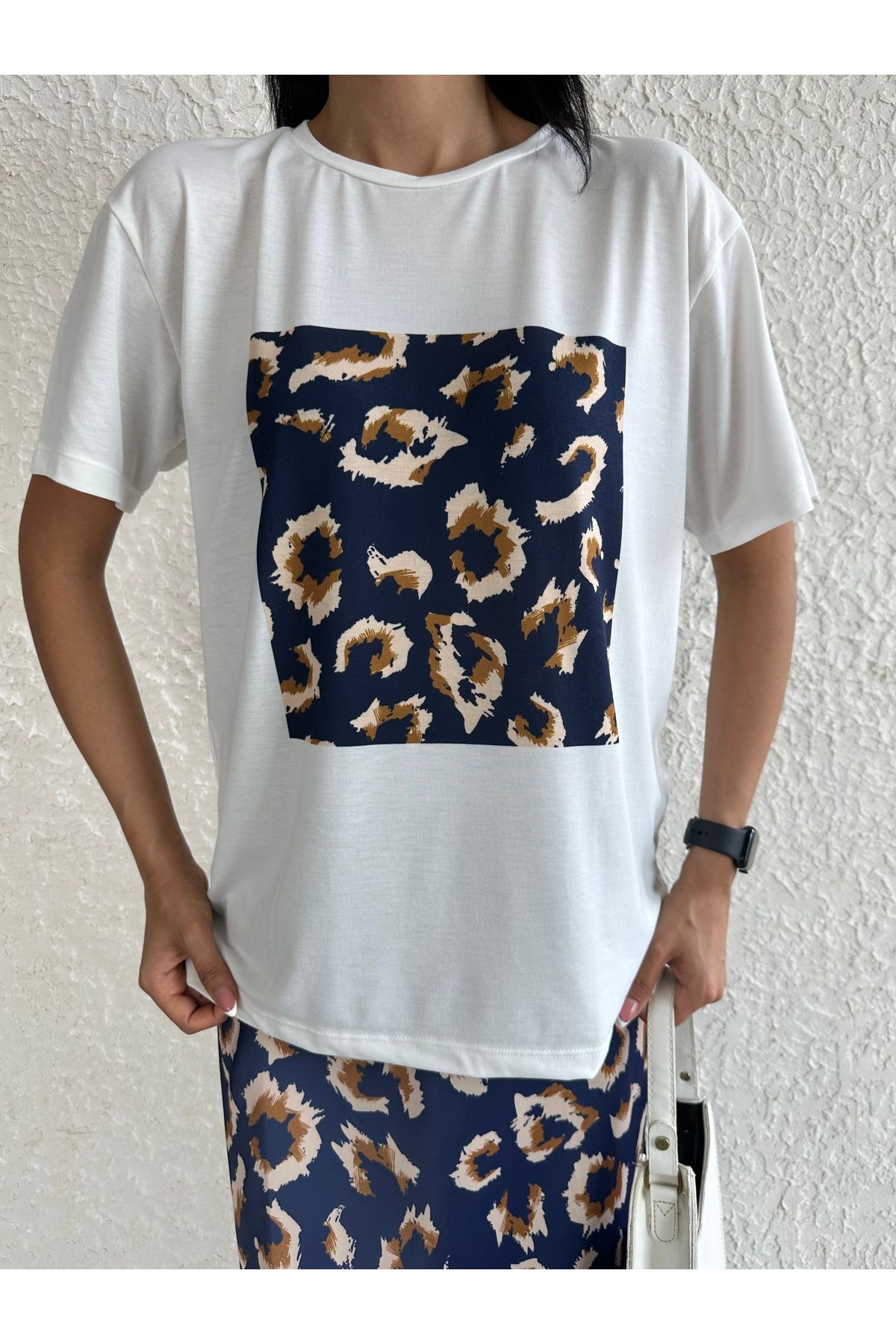 Fiori-Μπλουζάκι Basic Pars Printed 4