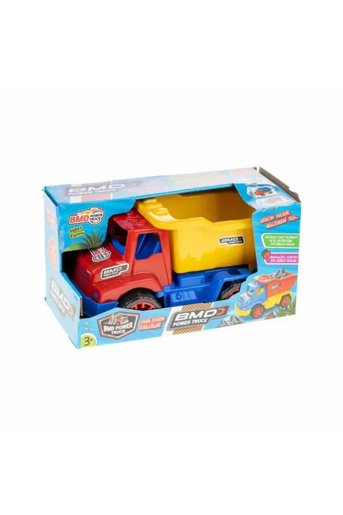 Asya Oyuncak Bmd 401 Kutulu Kamyon Sarı