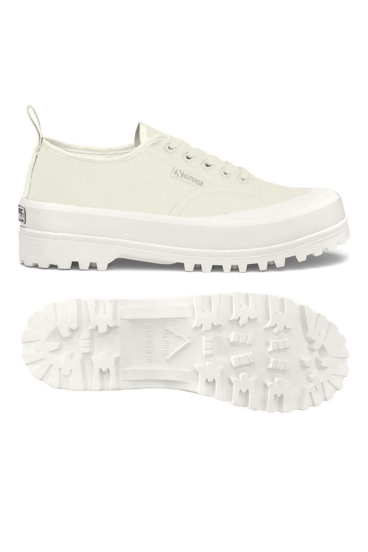 کفش ورزشی بژ زنانه بازیافتی Alpina Trek مدل 2559 Superga