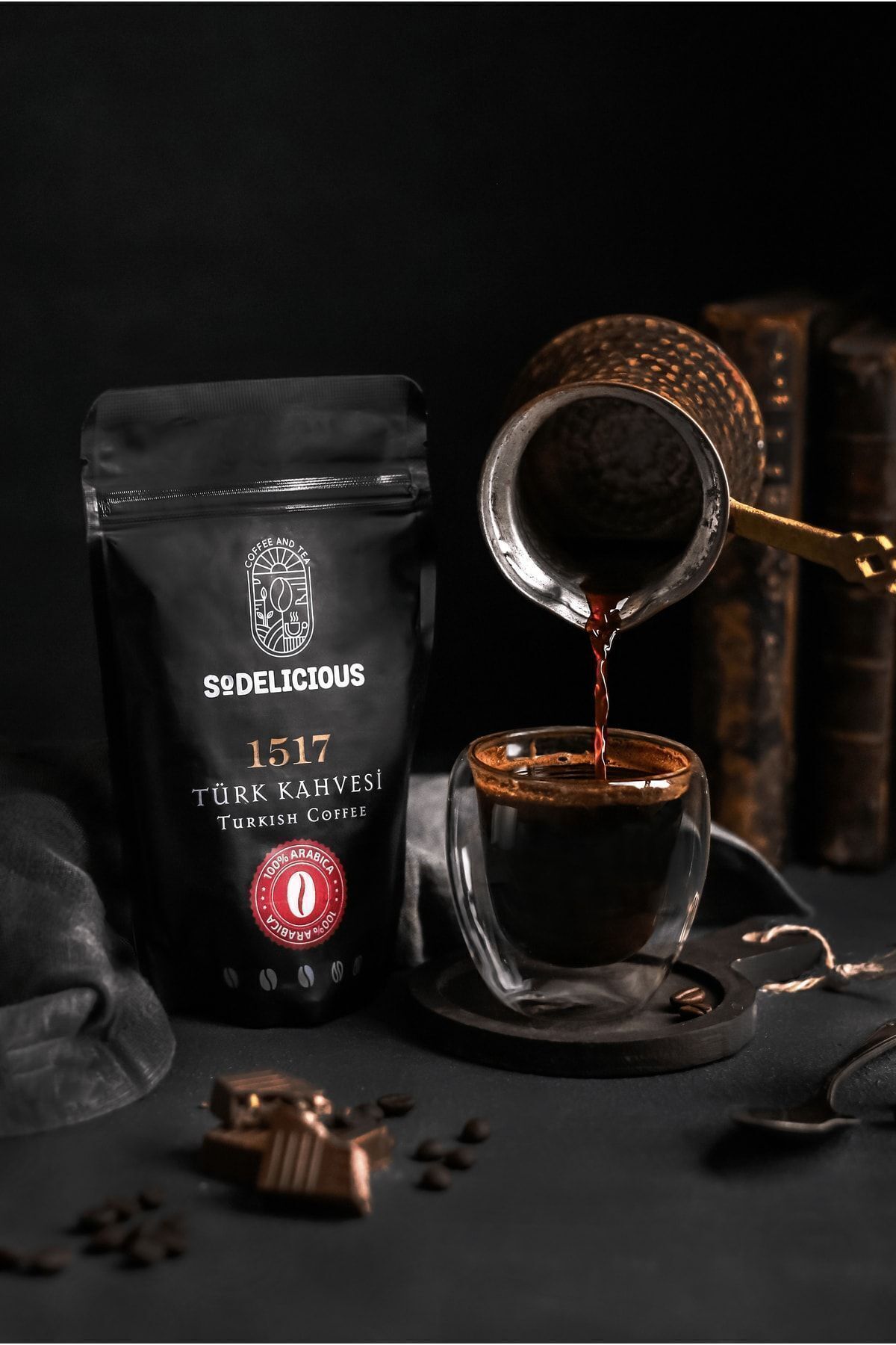 SODELICIOUS COFFEE TEA Sodelıcıous Coffee - 1517 Türk Kahvesi-100g