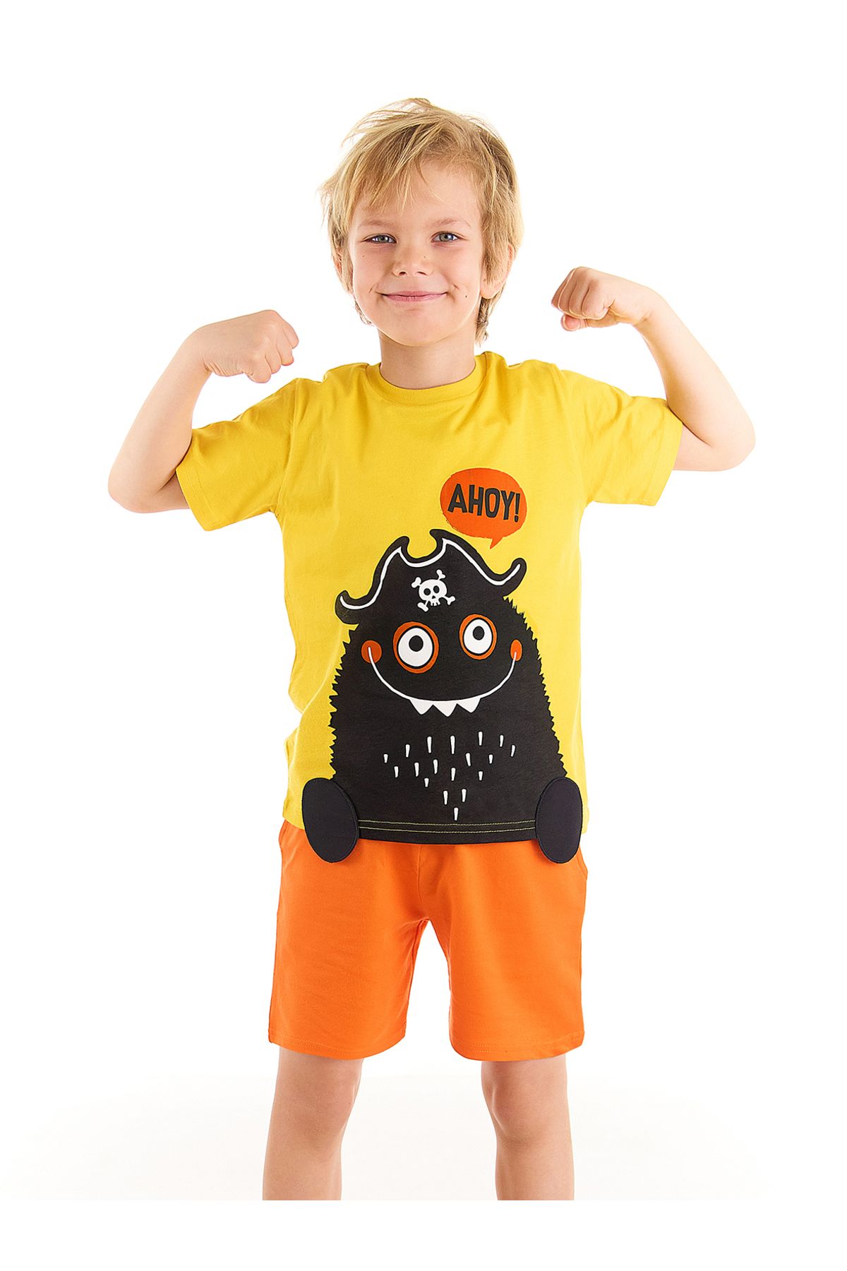 Denokids Набор футболок и шорт для мальчиков Pirate Monster CFF-22Y2-033