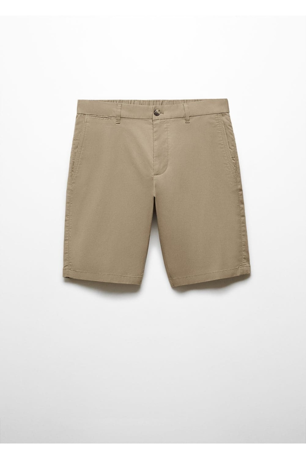 شلوار مردانه قهوه ای منگوMANGO Man | 67085977 اورجینال - تصویر 3