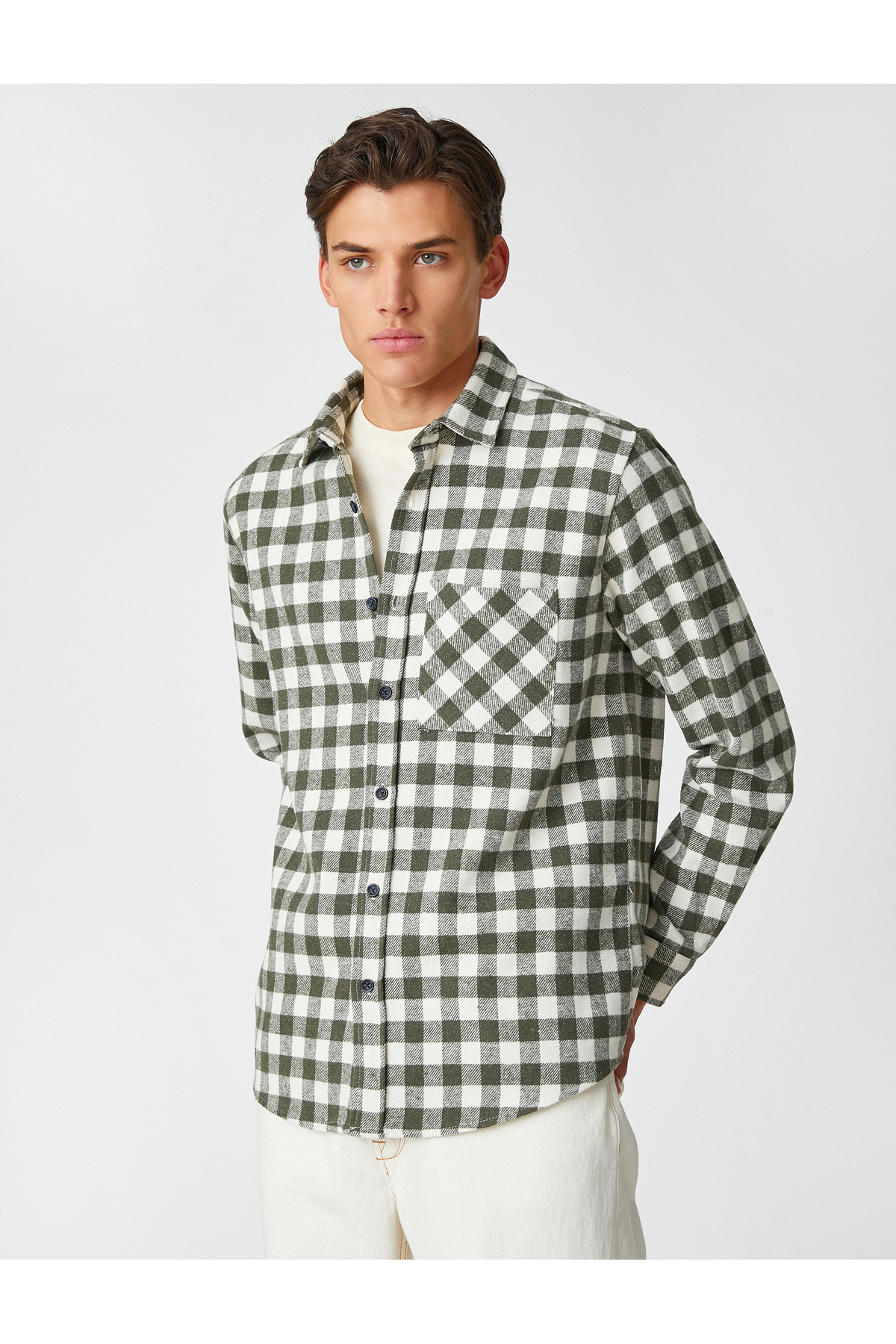 پیراهن مردانه کوتون | 3SAM60011HW Koton - Image 3