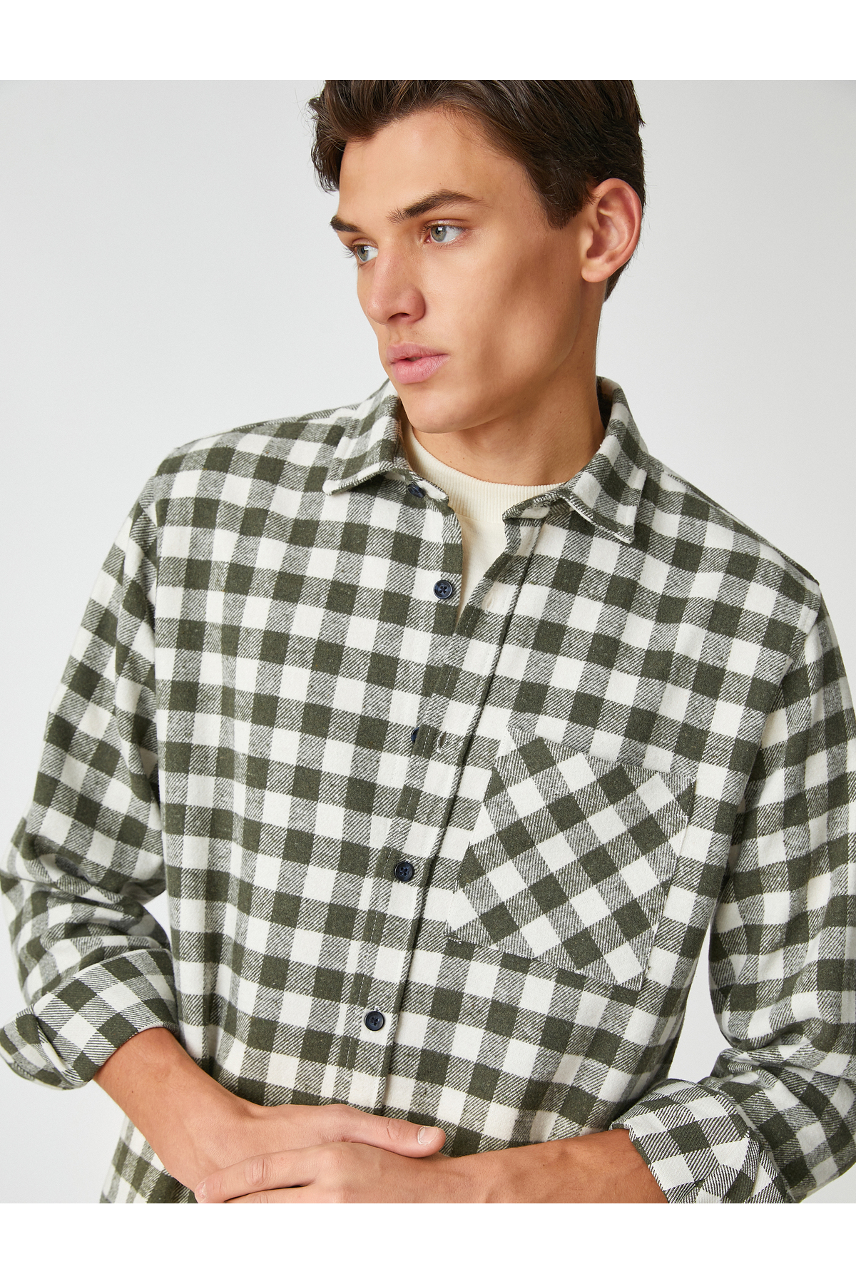 پیراهن مردانه کوتون | 3SAM60011HW Koton - Image 2