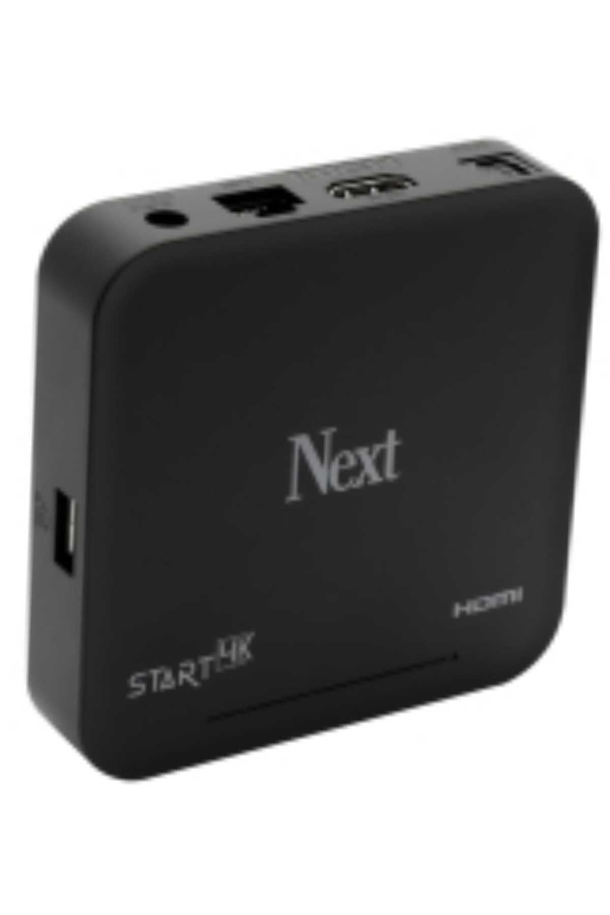 Next-Start 4K Android TV Box (D-Smart Go هدية حزمة ضخمة لمدة عام واحد) مع وحدة تحكم بالصوت 3